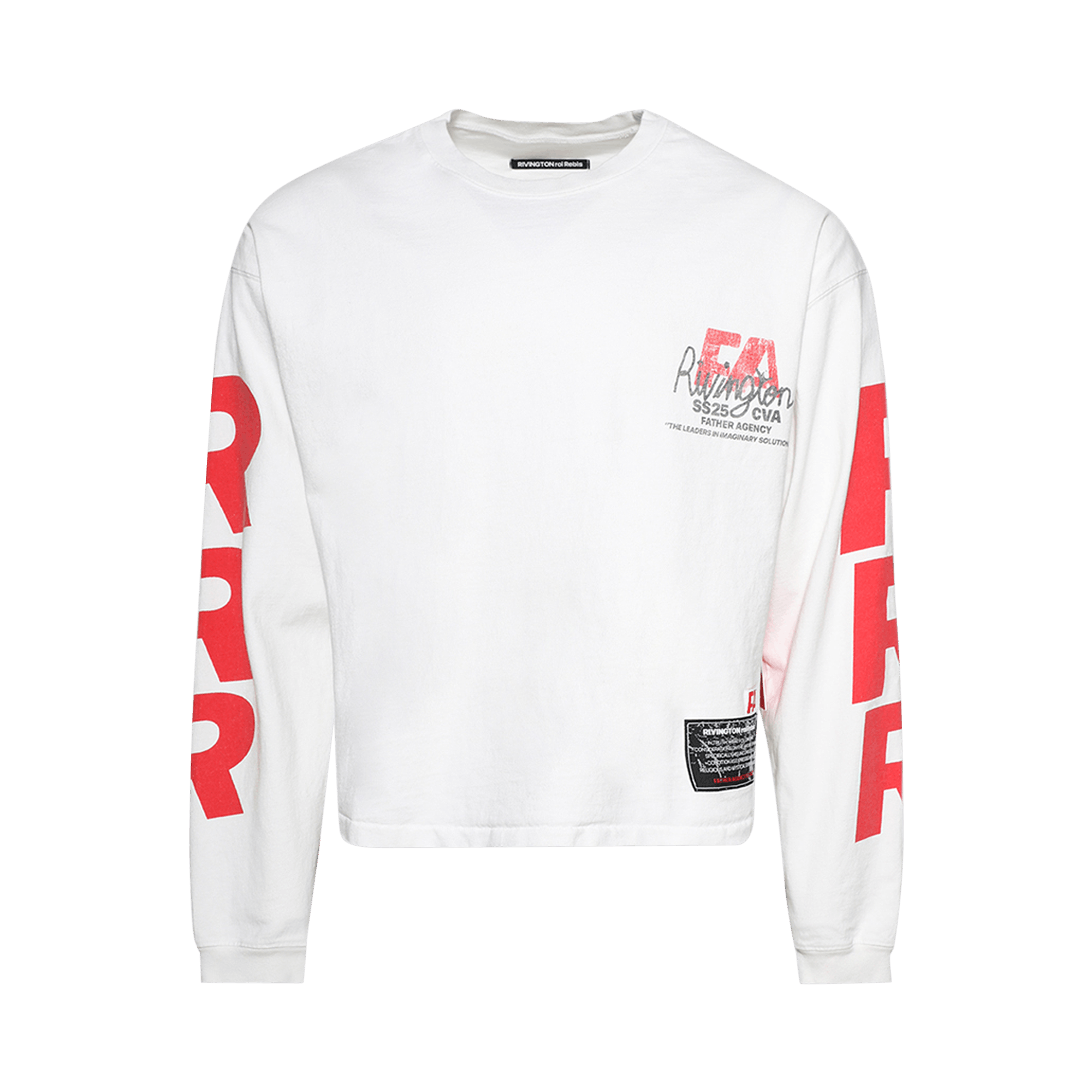 RIVINGTON roi Rebis FA.CO Long-Sleeve Tee 'Optic White'