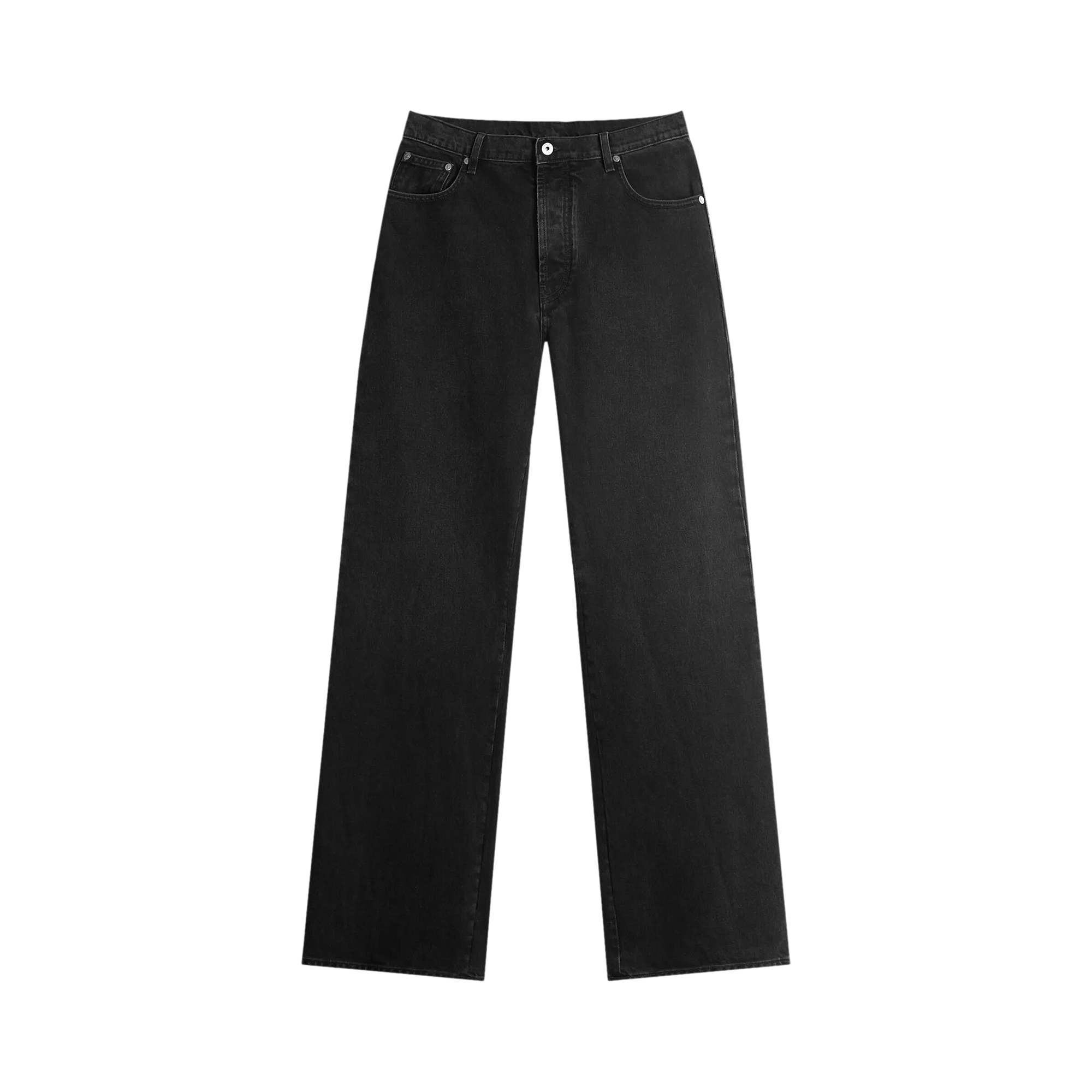 Off-White Diagonal Outline Relaxed Jeans 'Vintage Black'