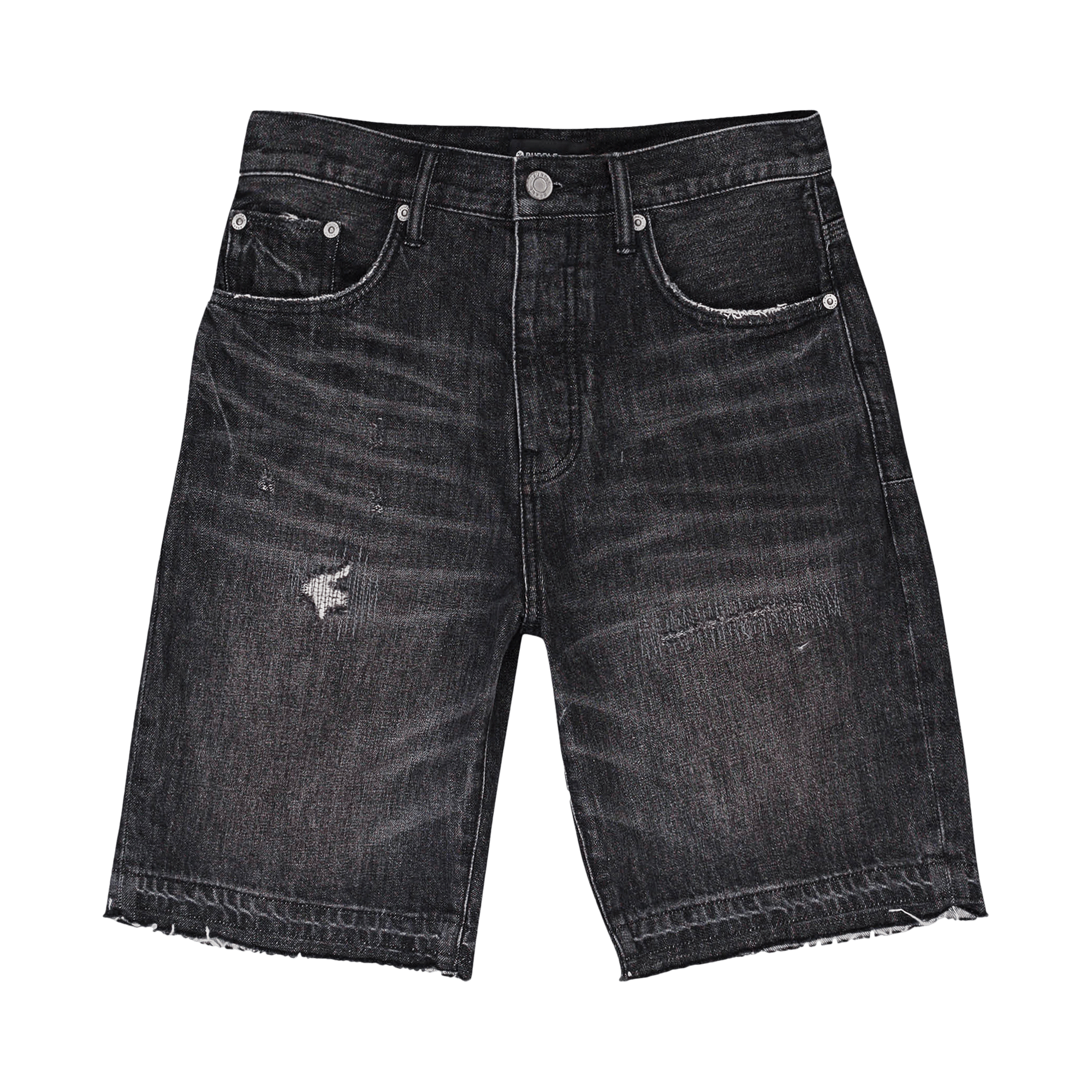 PURPLE BRAND Blowout Relaxed Shorts 'Black'