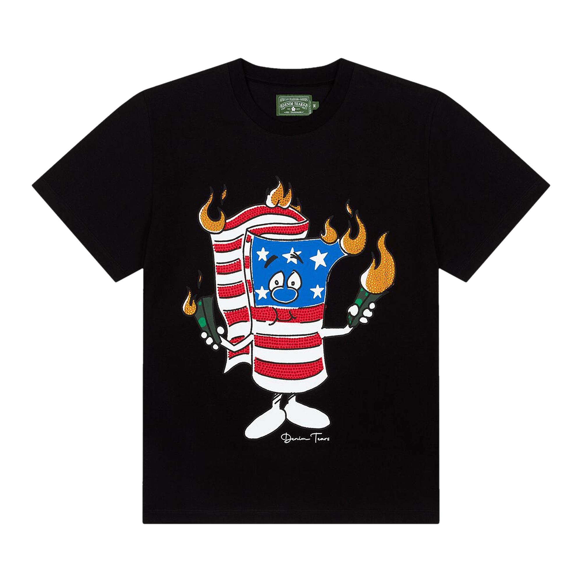 Denim Tears Firecracker Tee 'Black'