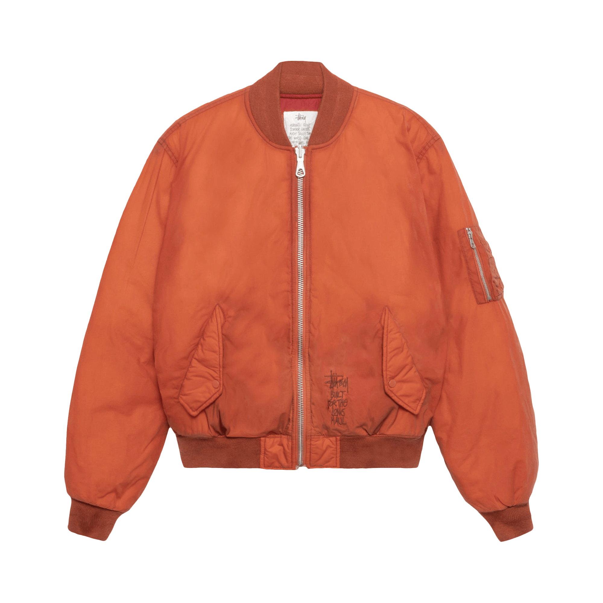 Stussy Waxed Built Bomber Jacket 'Rust'