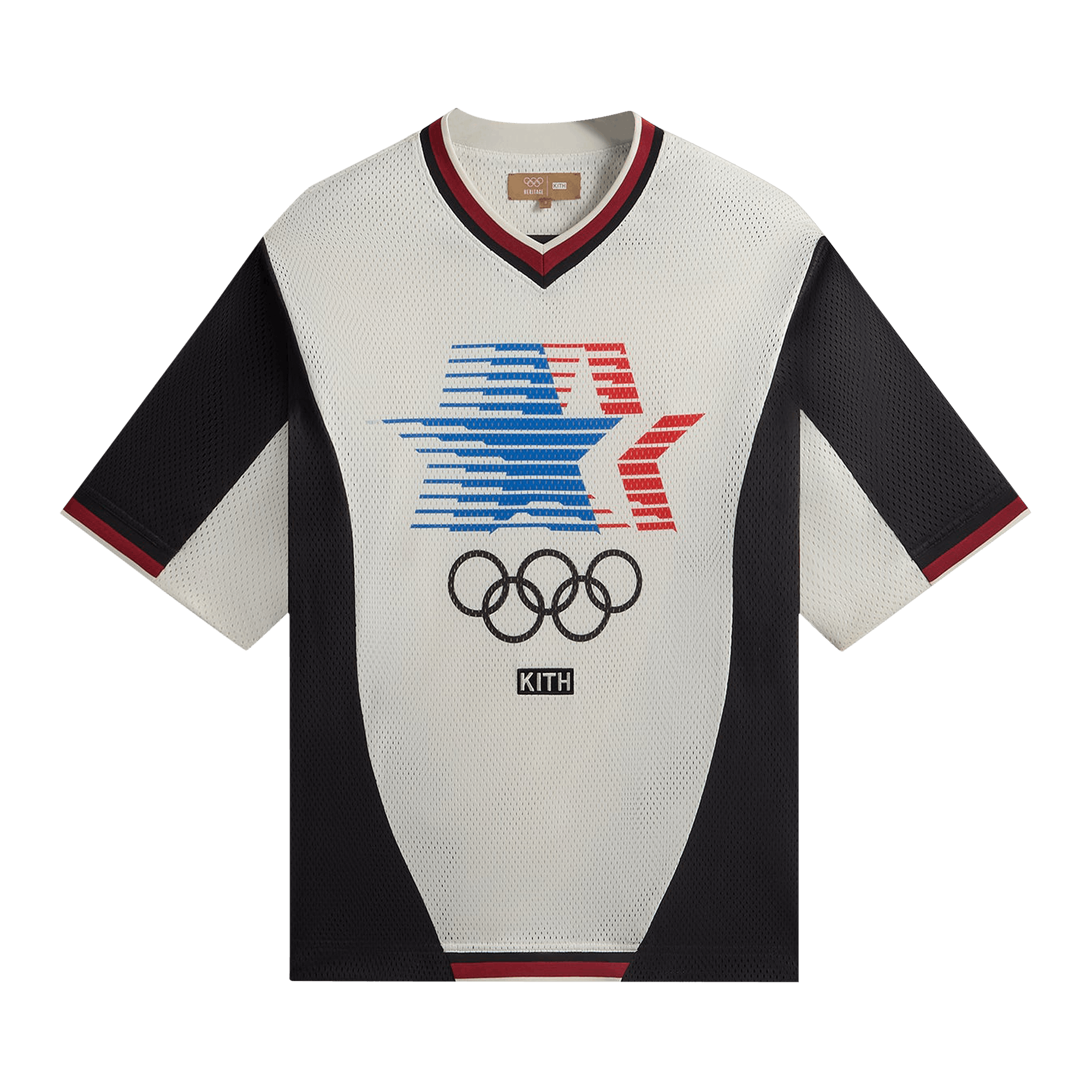 Kith Olympics Heritage Mesh Darin Warm Up Shirt 'Silk'
