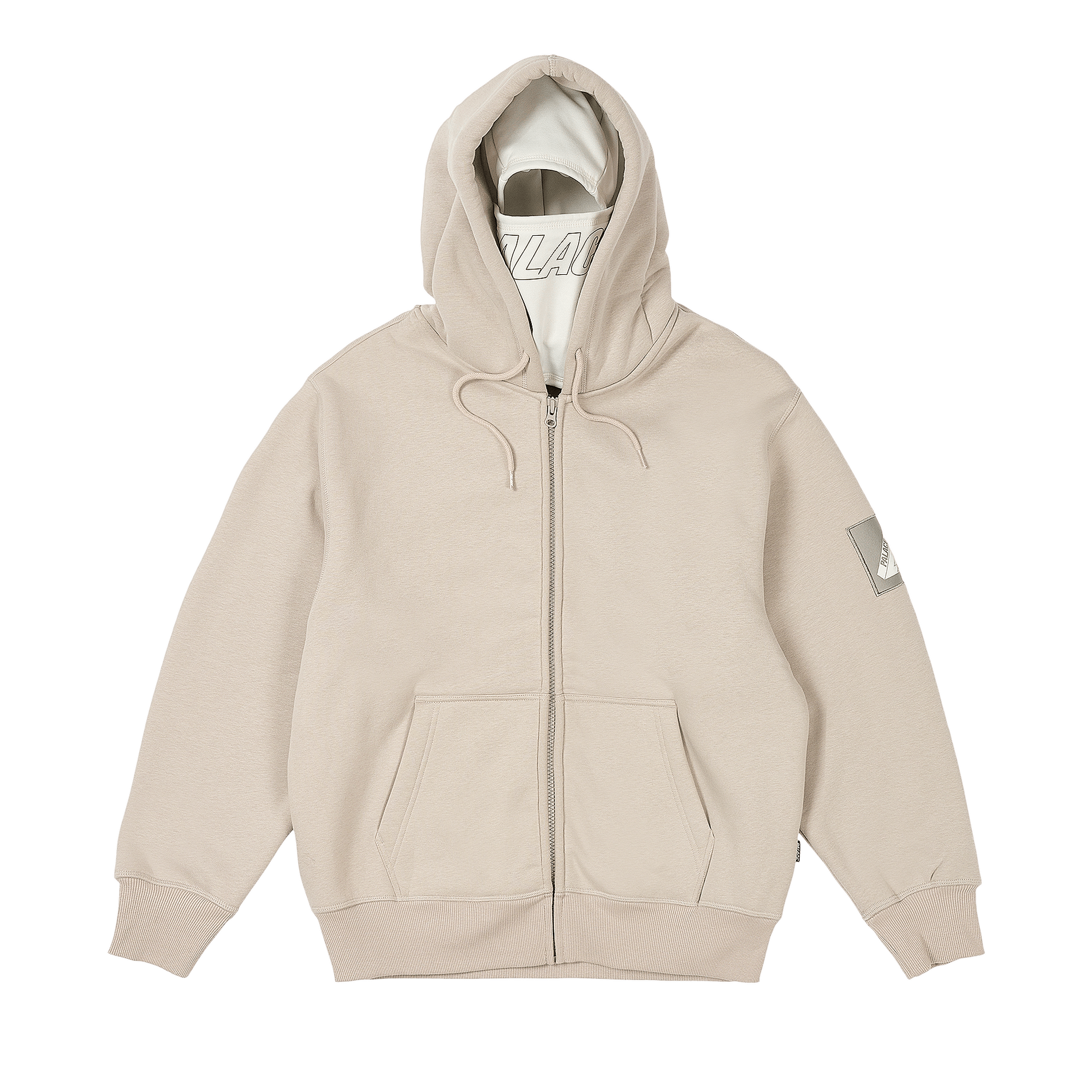 Palace Facemask Thermal Hood 'Stoney Grey'