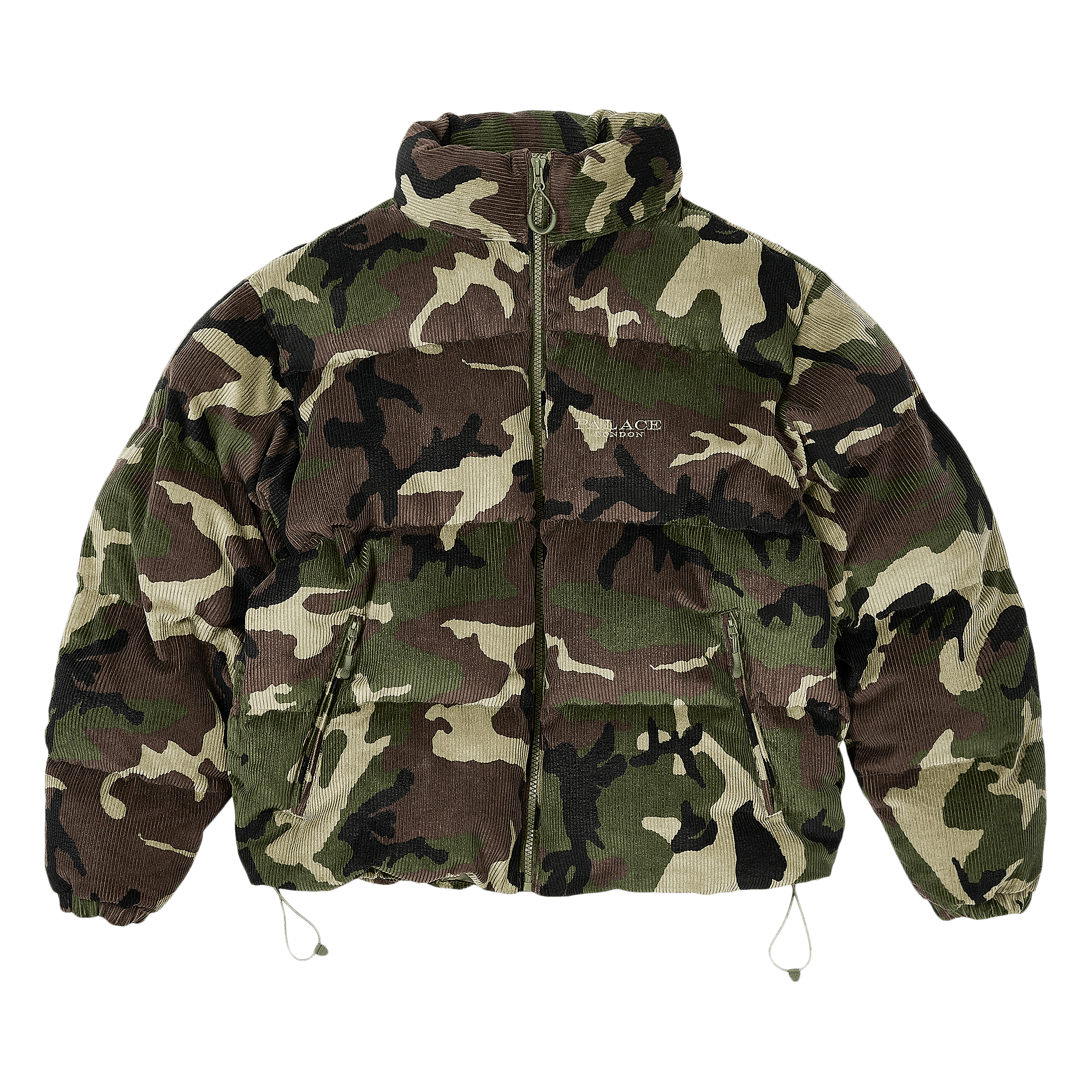 Palace Corduroy Puffa Jacket 'Camo'