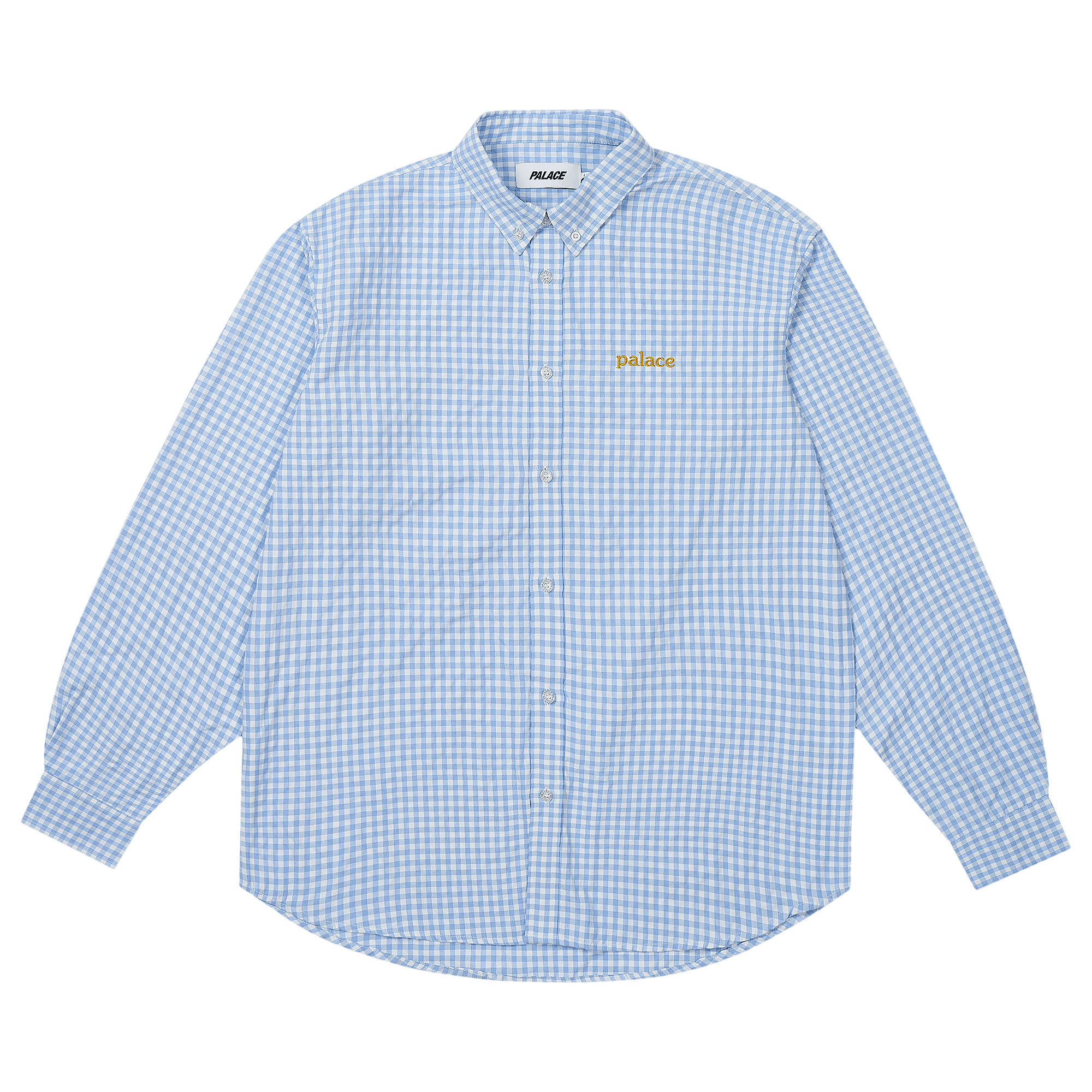 Palace Seersucker Oxford Shirt 'Blue Gingham'