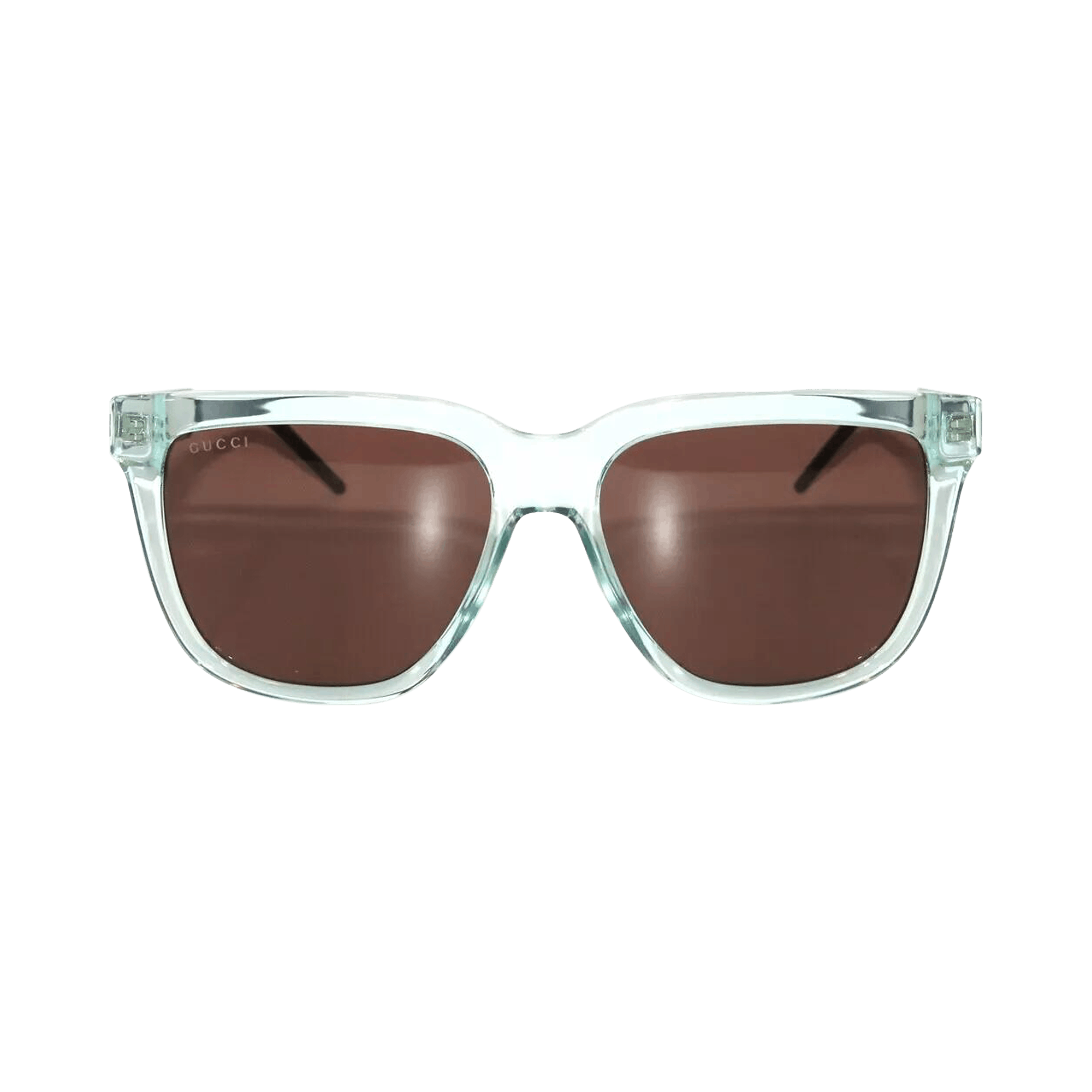 Gucci Square Sunglasses 'Green/Silver/Brown'