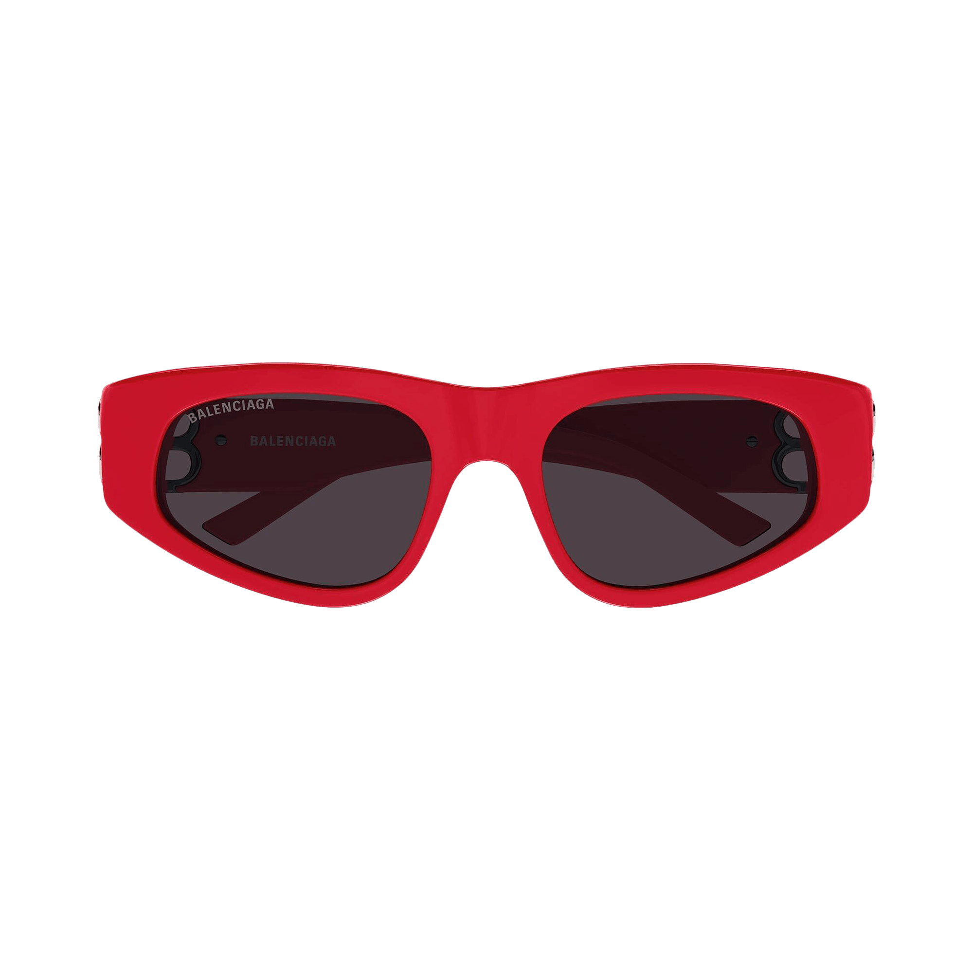 Balenciaga Cat Eye Glasses 'Red/Silver/Grey'