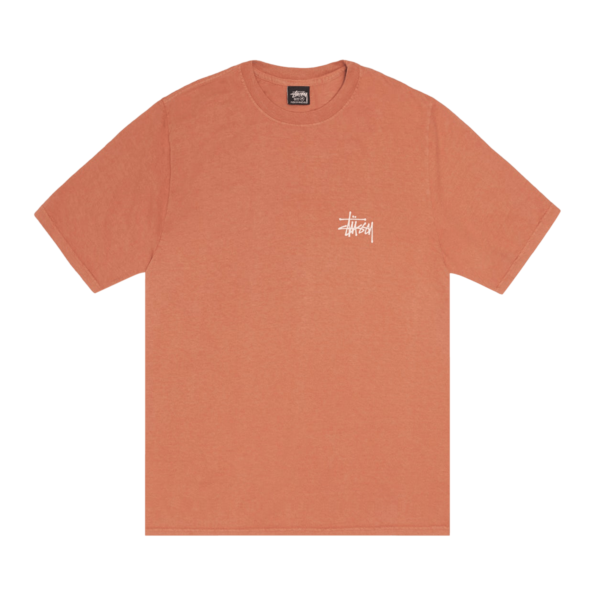 Stussy Built In USA Tee Pigment Dyed 'Rust'
