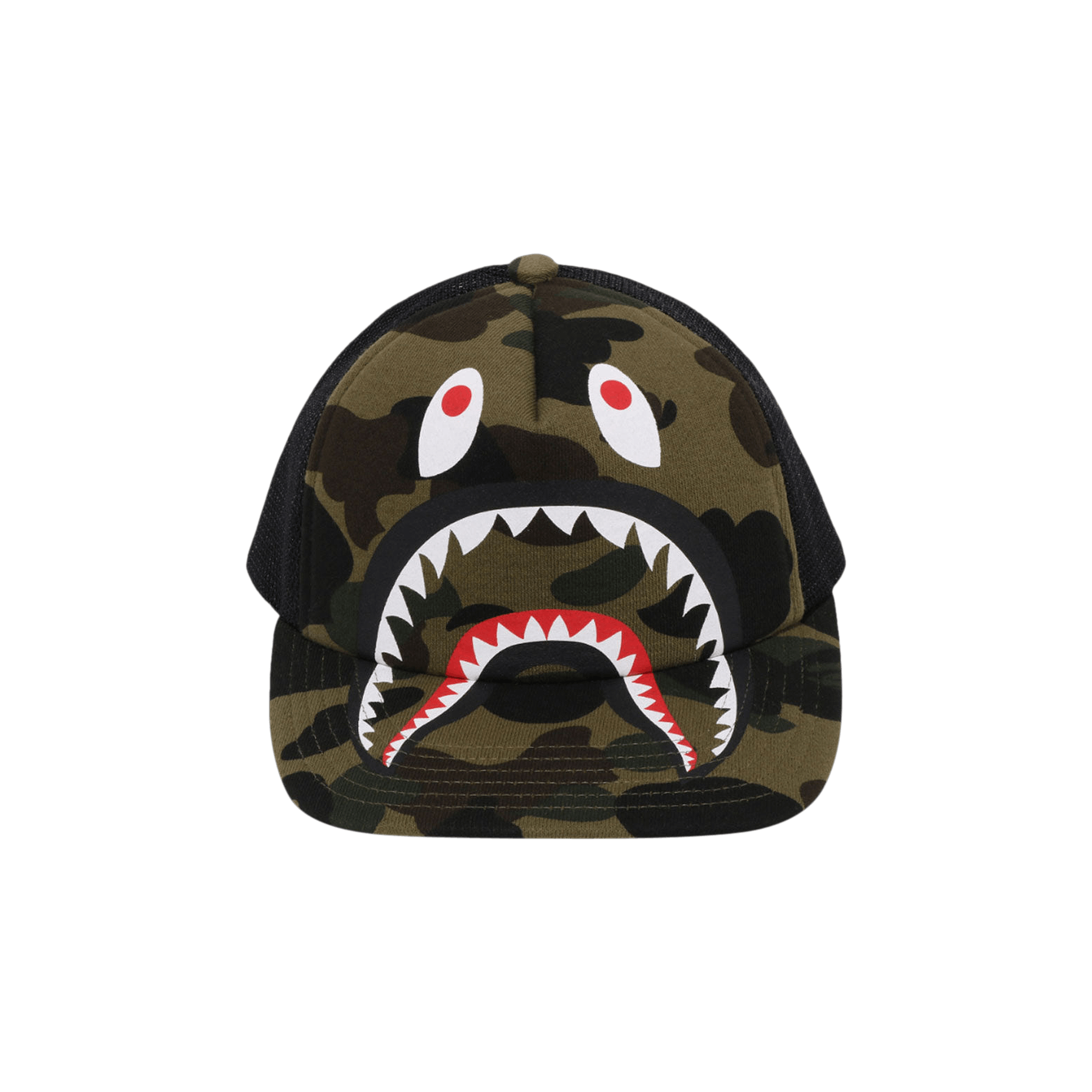 BAPE 1st Camo Shark Mesh Cap 'Green'