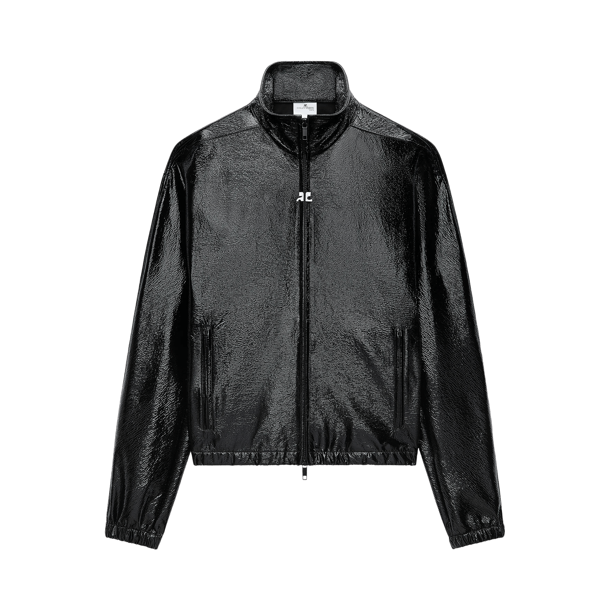 Buy Courrèges Light Vinyl Tracksuit Jacket 'Black