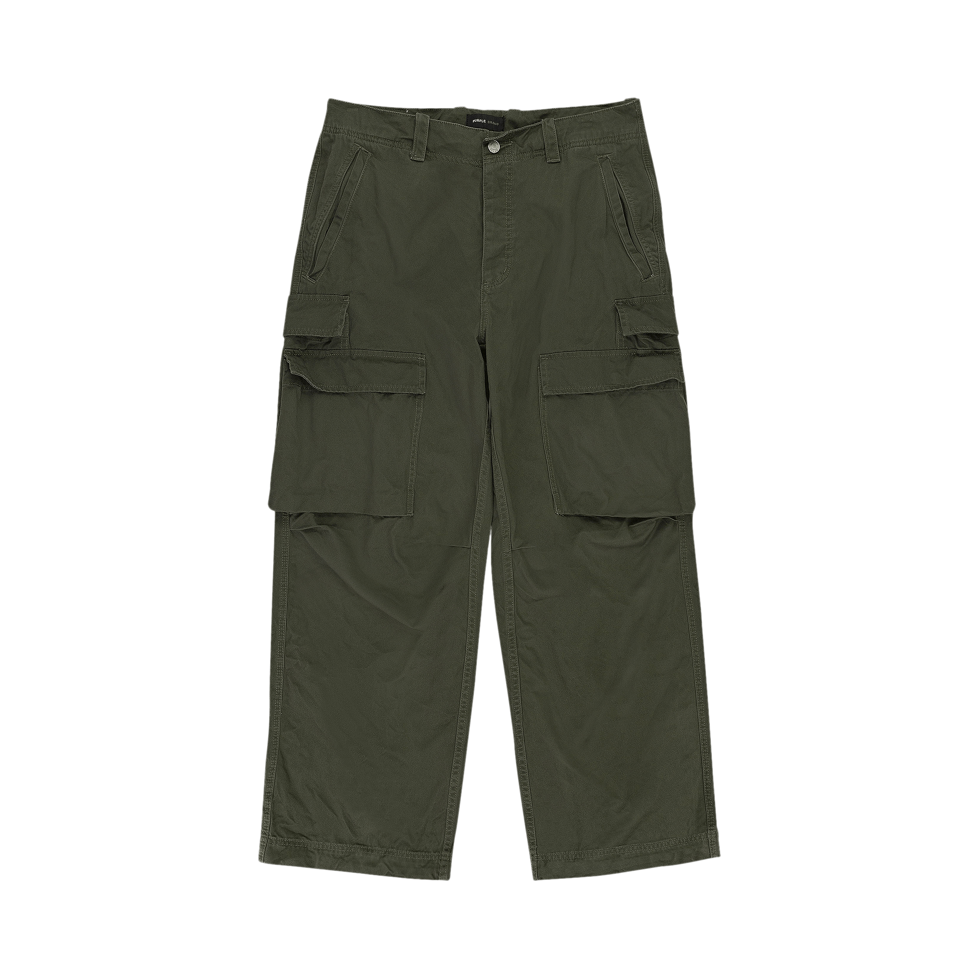 PURPLE BRAND Double Pocket Cargo Pants 'Green'