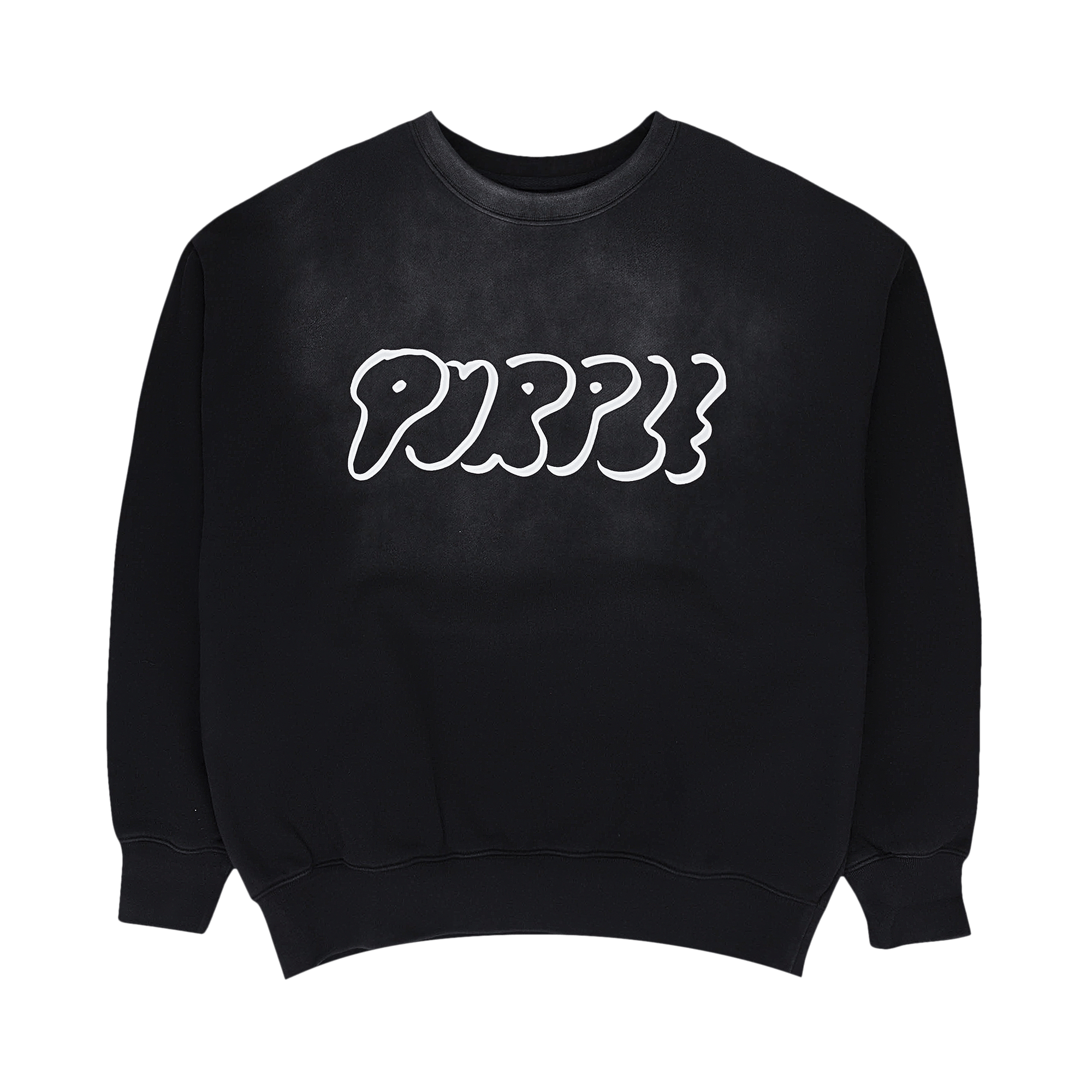 PURPLE BRAND HWT Fleece Crewneck 'Black'