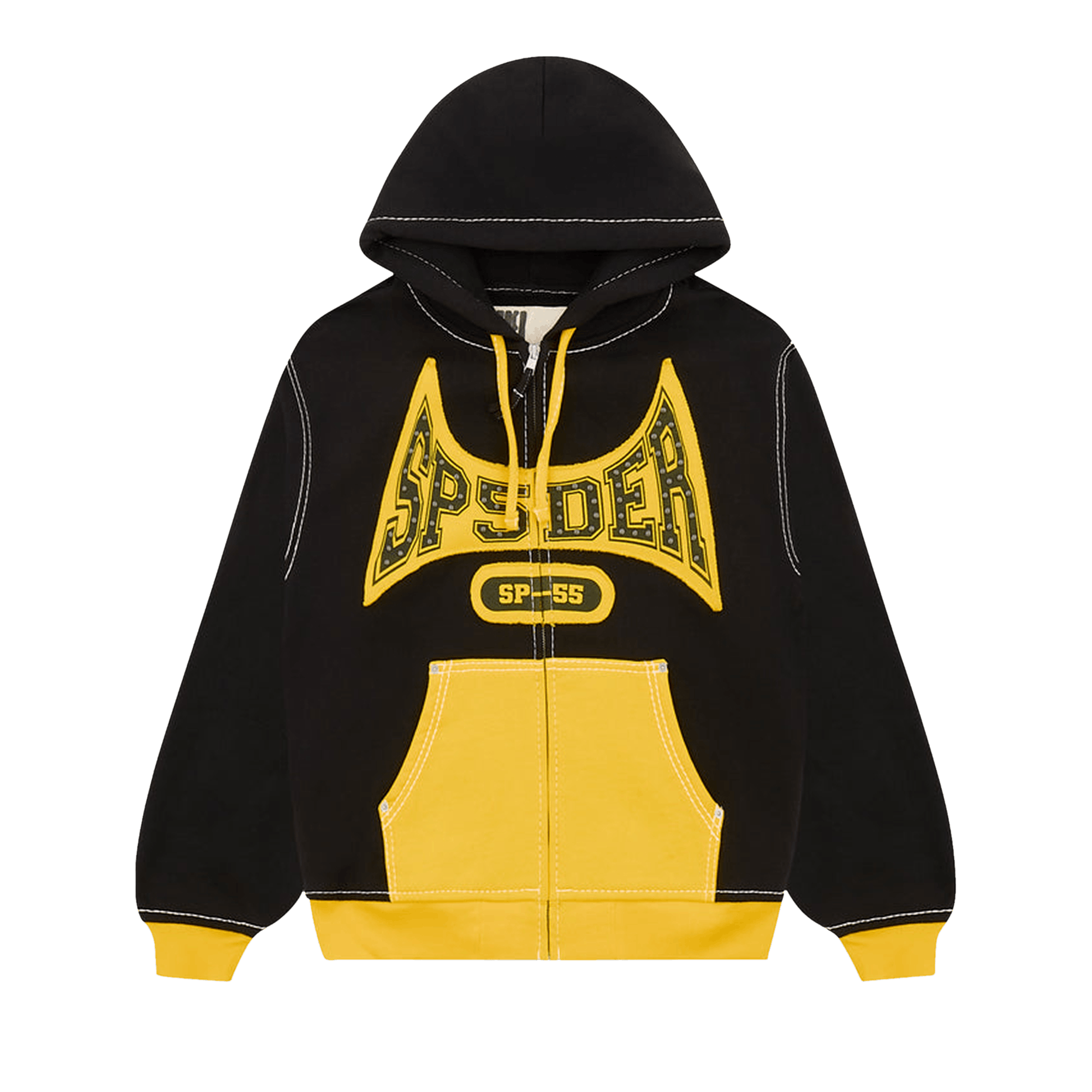 Sp5der T&F Zip Hoodie 'Black'