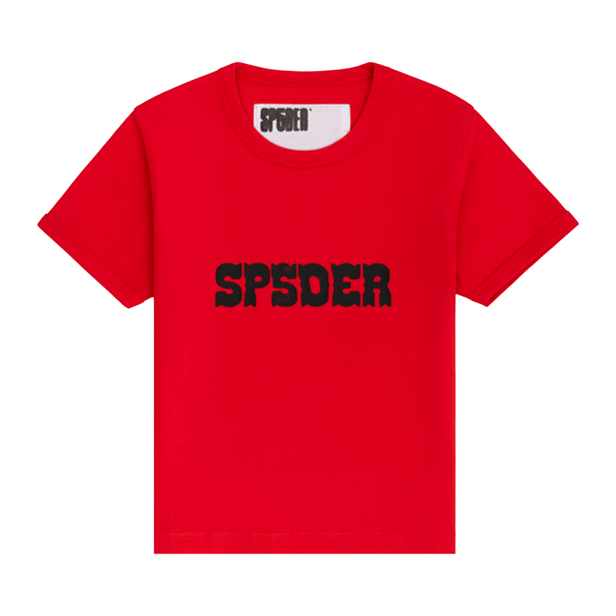 Sp5der Western Logo Baby Tee 'Red'