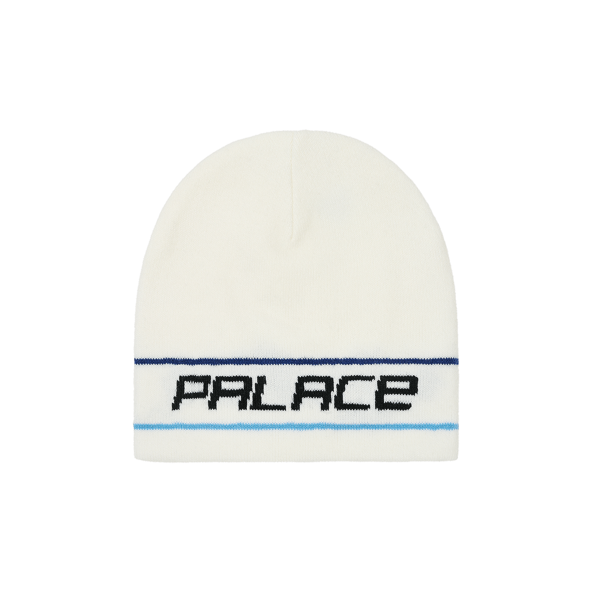 Palace Stripe Nein Cuff Beanie 'White'