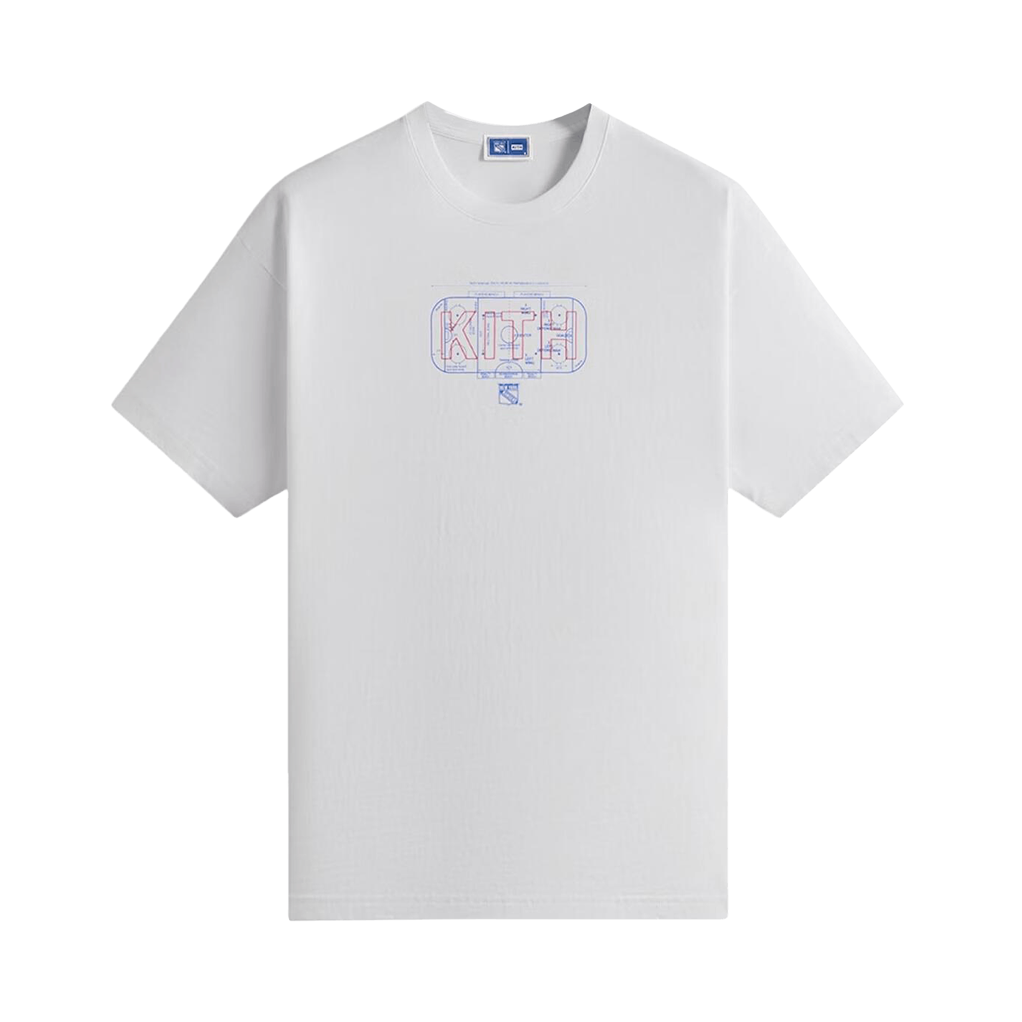 Kith x New York Rangers Rink Vintage Tee 'White'