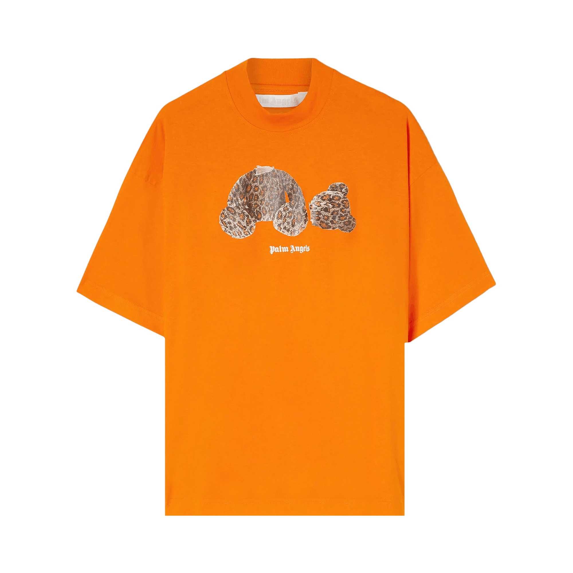 Palm Angels Leopard Bear Loose Tee 'Orange/Brown'