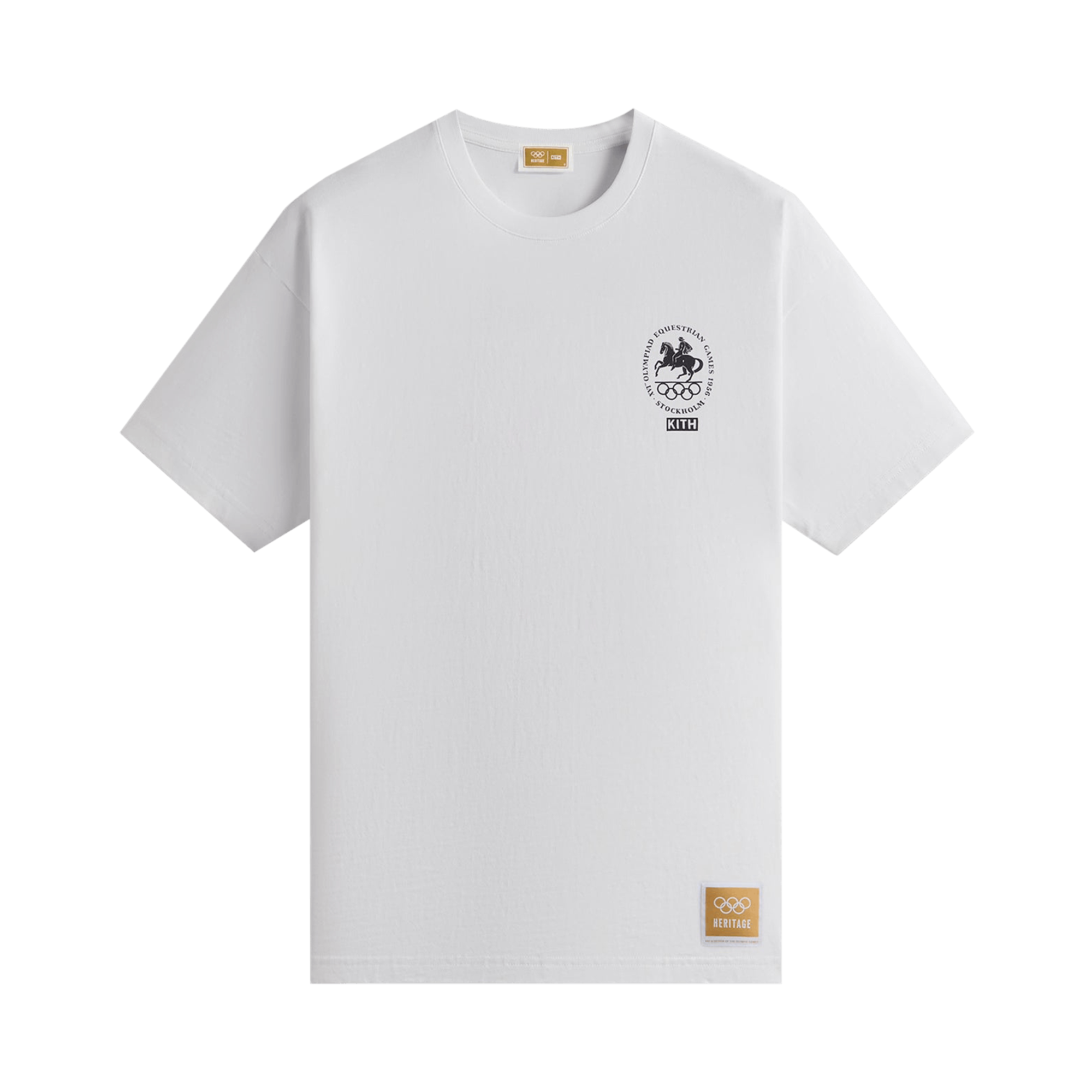 Kith For Olympics Heritage Stockholm 1956 Vintage Tee 'White'