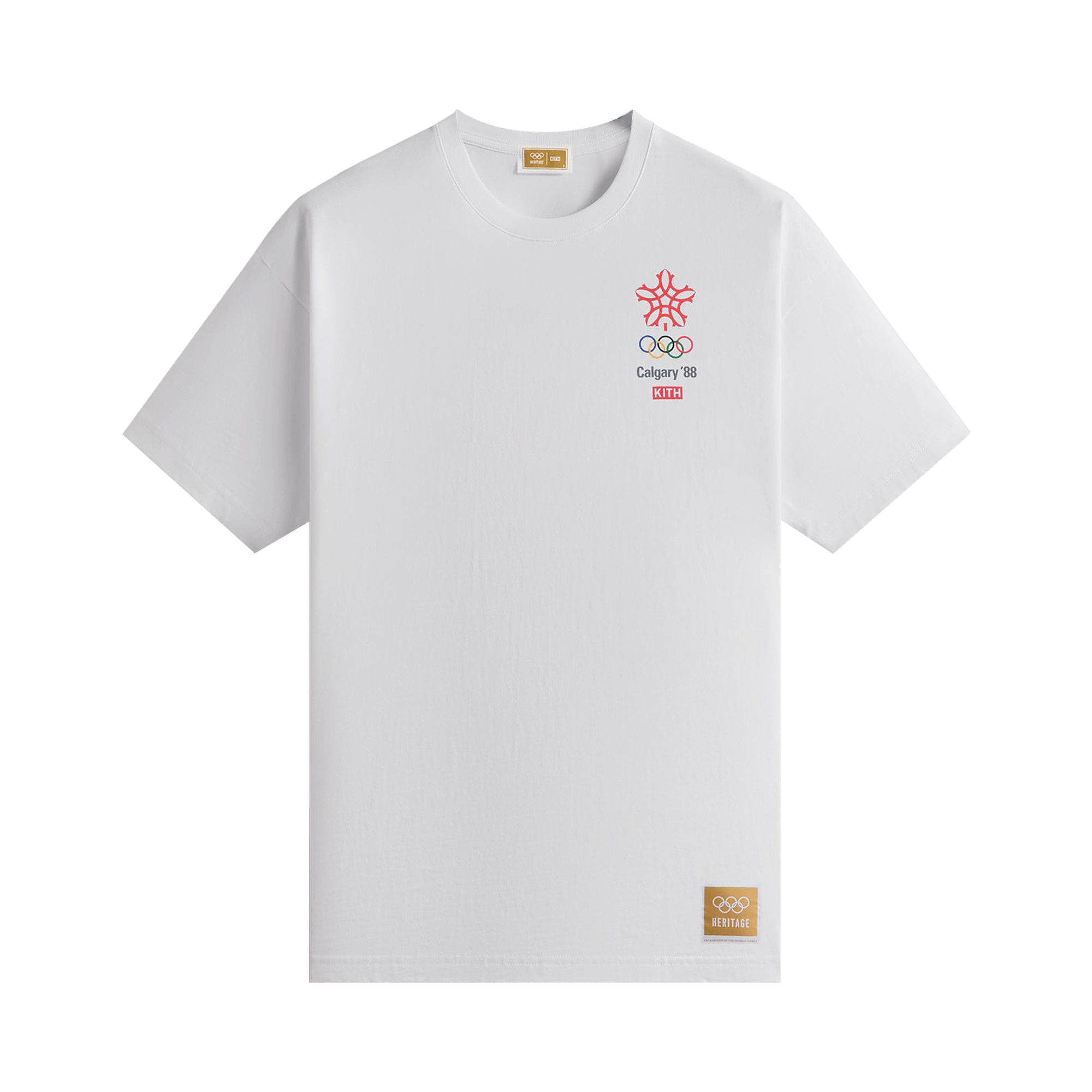 Kith For Olympics Heritage Calgary 1988 Vintage Tee 'White'