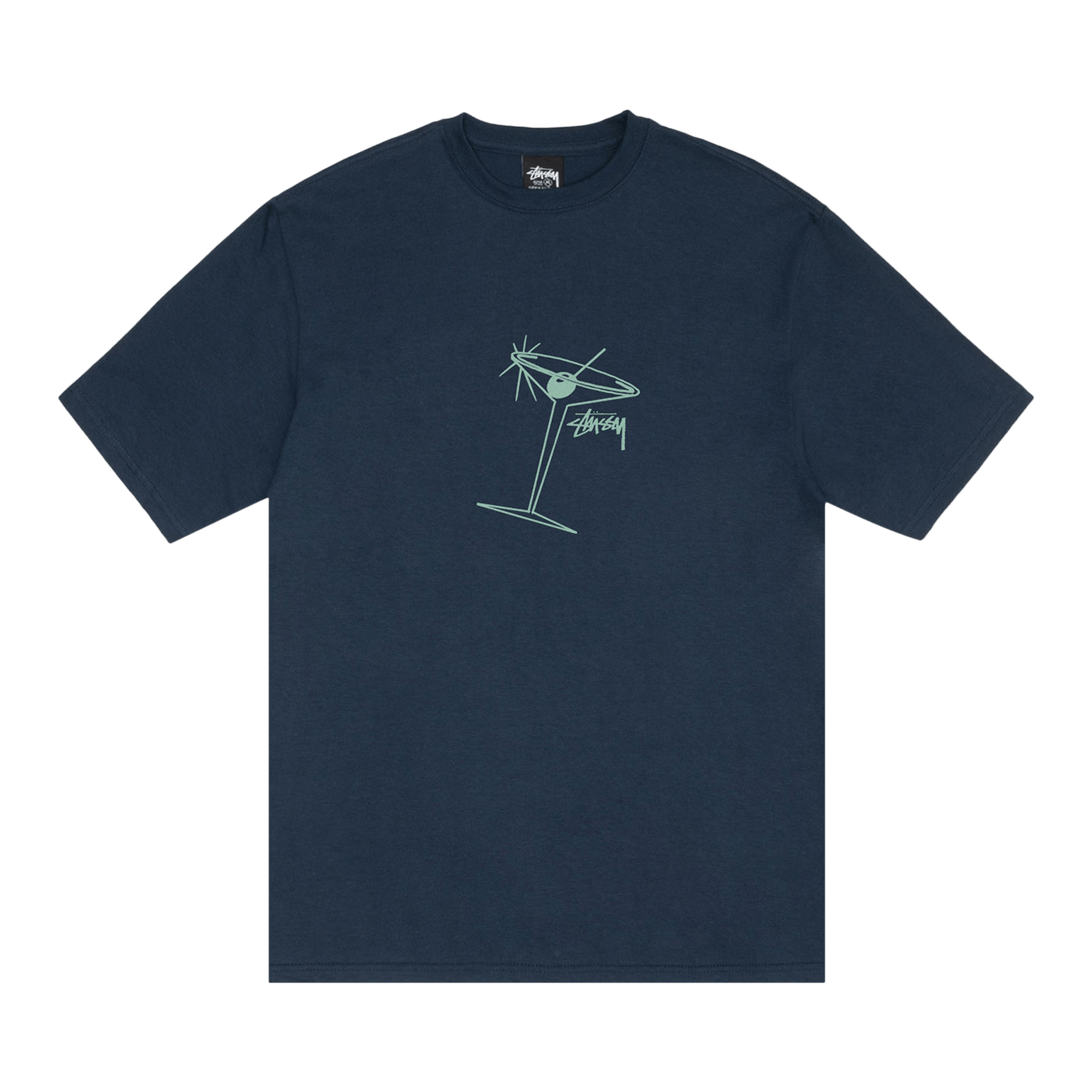 Stussy Martini Tee 'Navy'