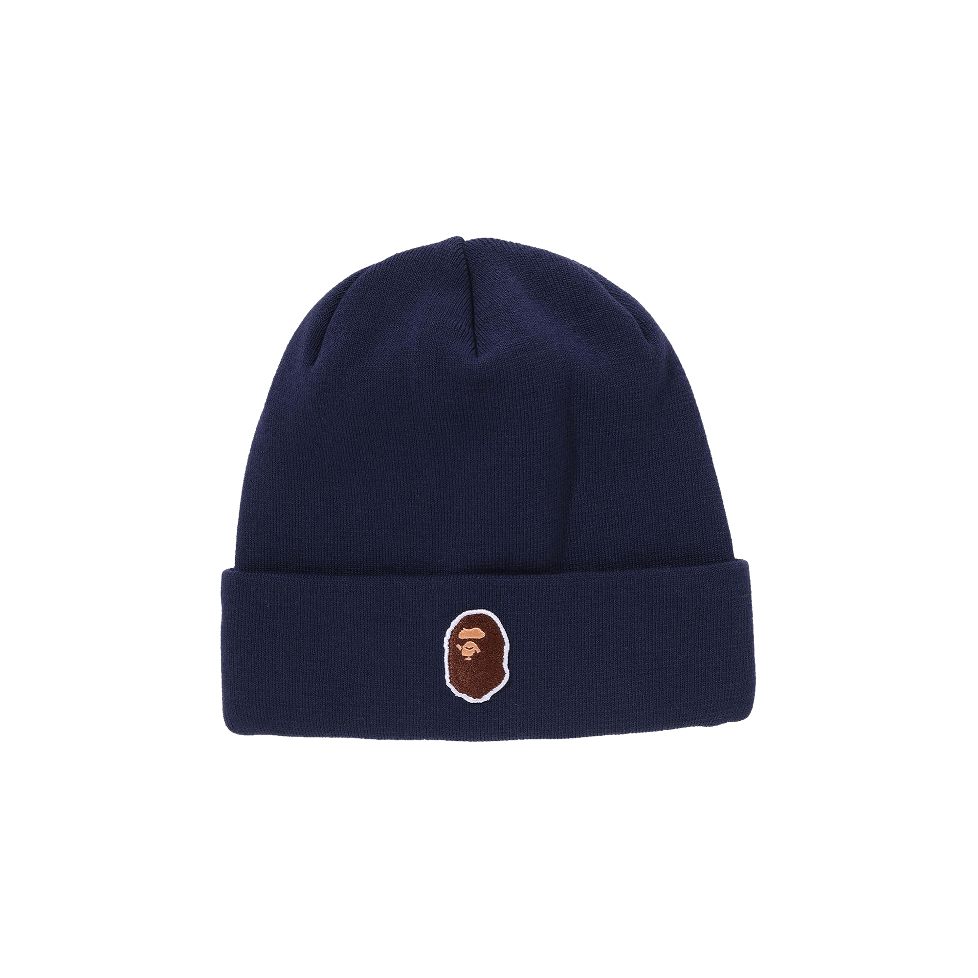 BAPE One Point Ape Head Knit Cap 'Navy'