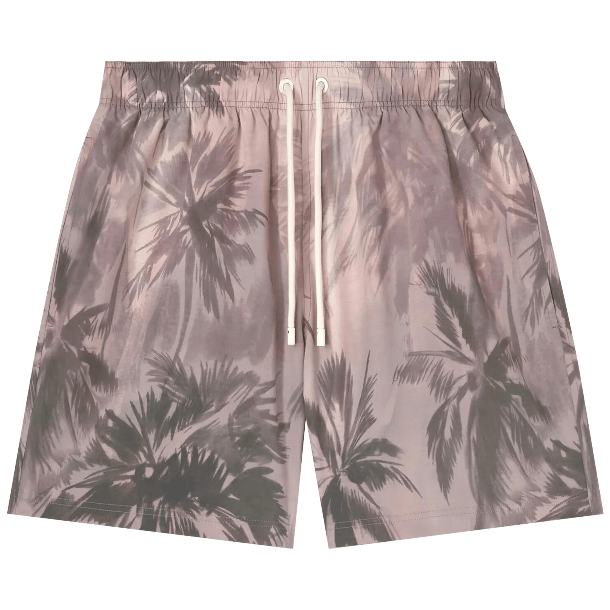 Palm Angels Sunset Palms Swimshorts 'Beige/Black'
