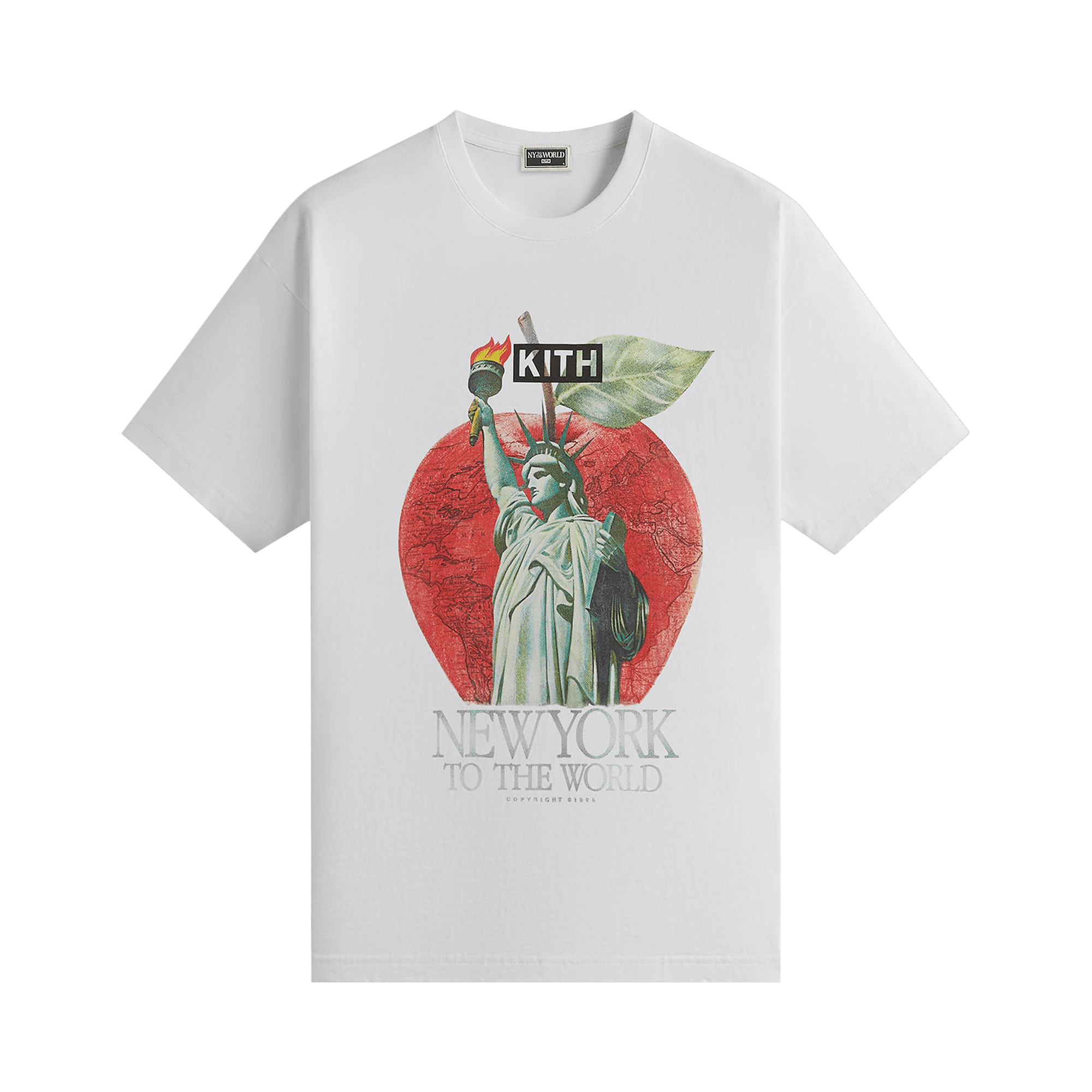 Kith NY to the World Liberty Apple Vintage Tee 'White'