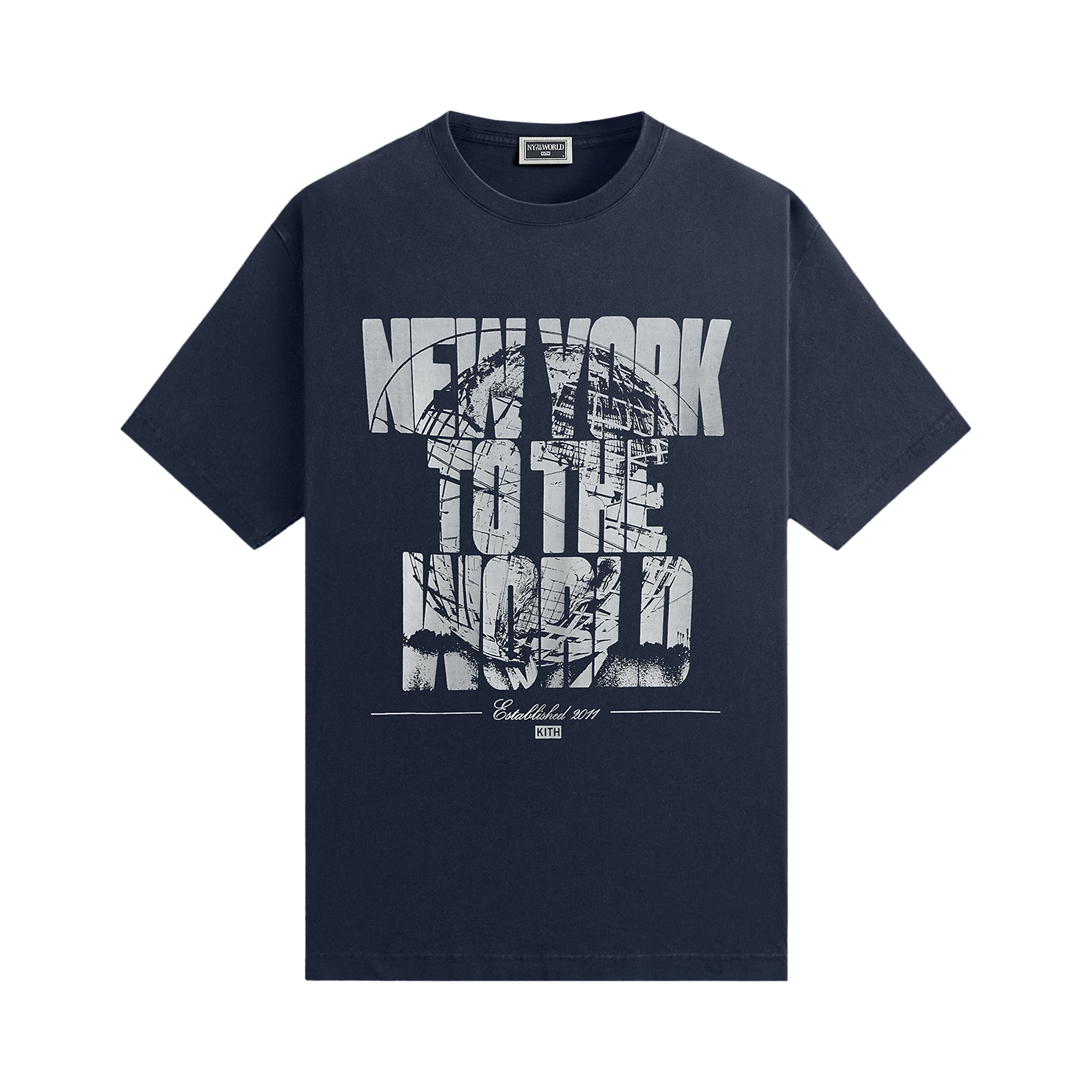 Kith NY to the World Unisphere Vintage Tee 'Nocturnal'
