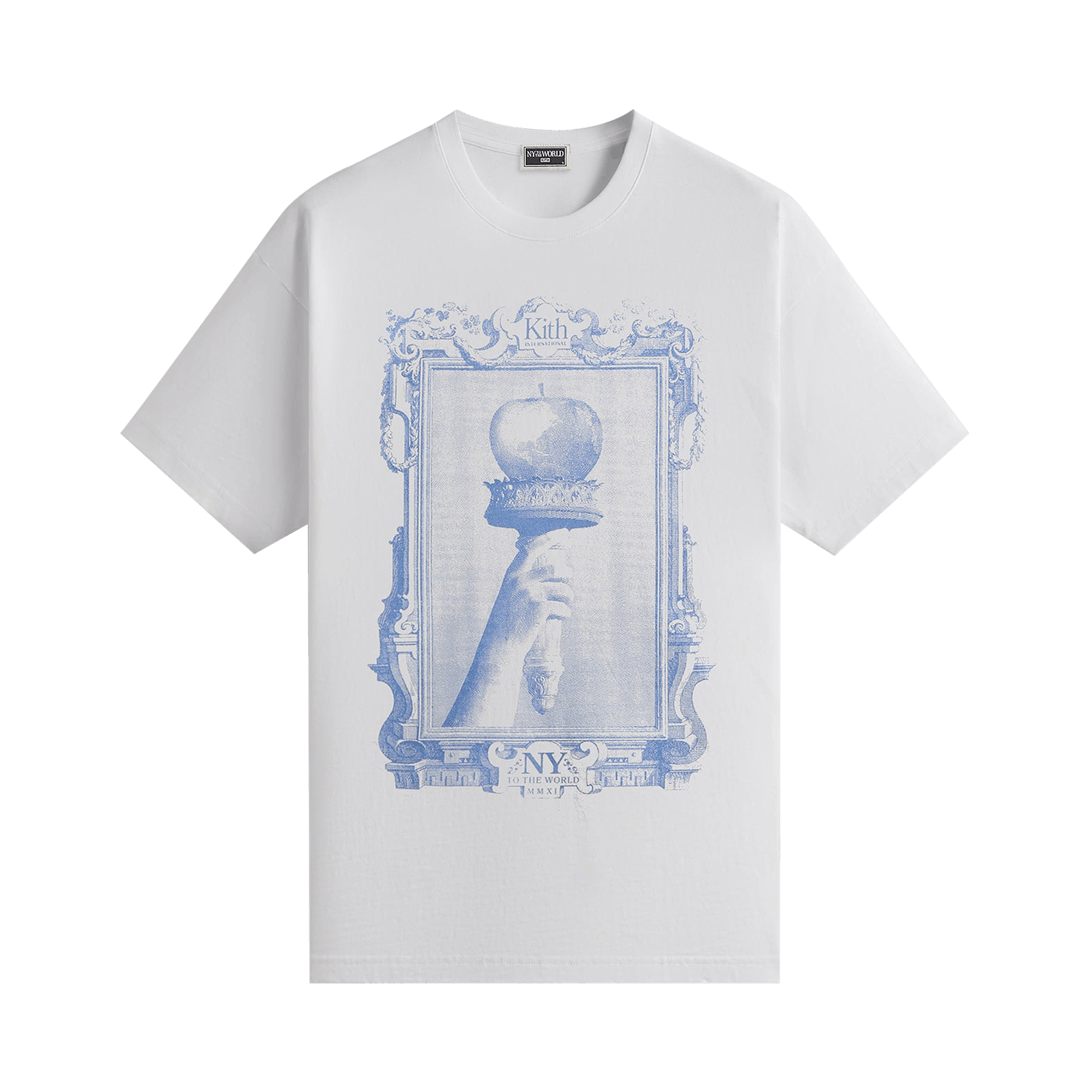 Kith NY to the World Liberty Apple Flame Vintage Tee 'White'