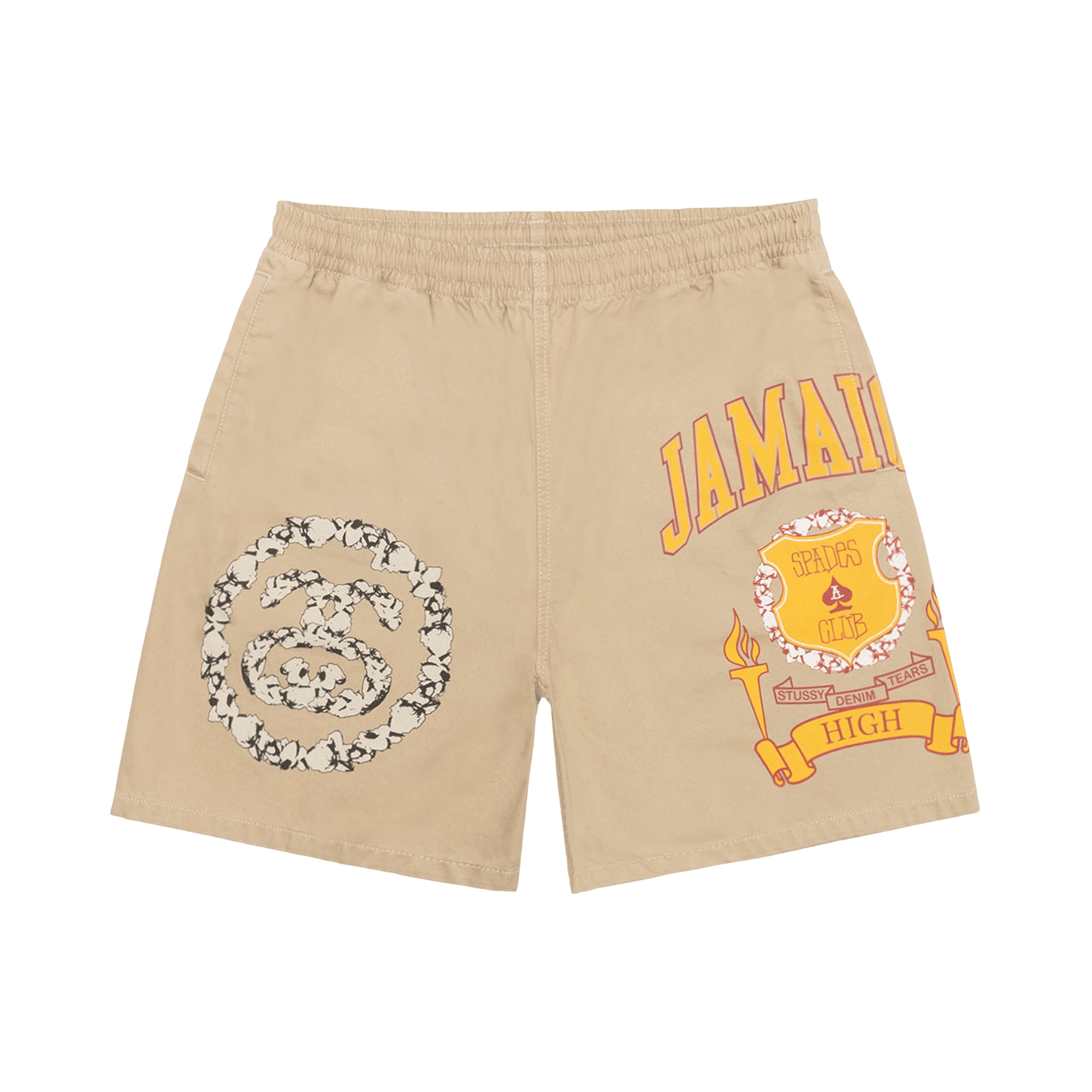 Stussy x Denim Tears Gym Short 'Khaki'