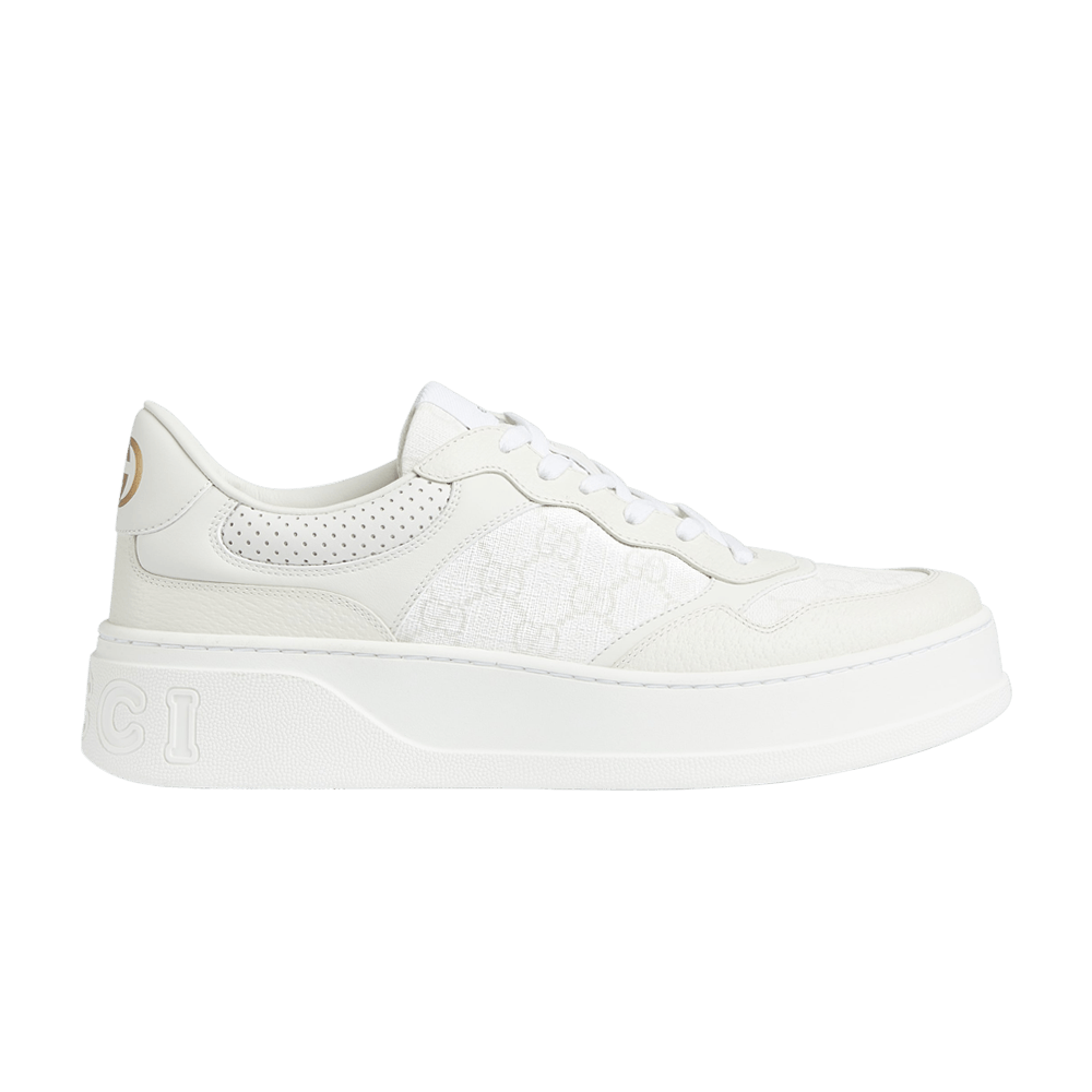 Gucci GG Canvas Trainer 'White Grey'