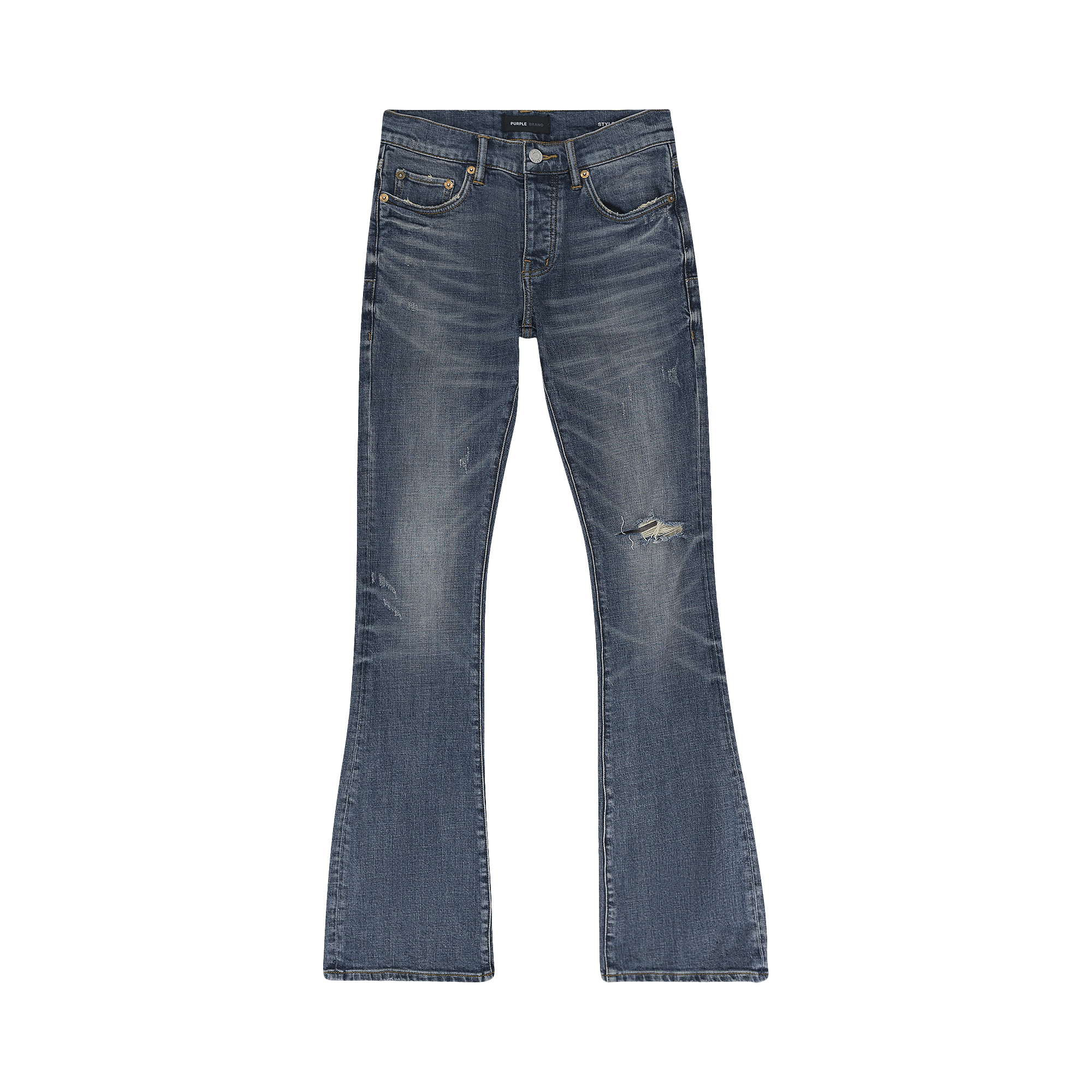 PURPLE BRAND Flare Jeans 'Dark Indigo'