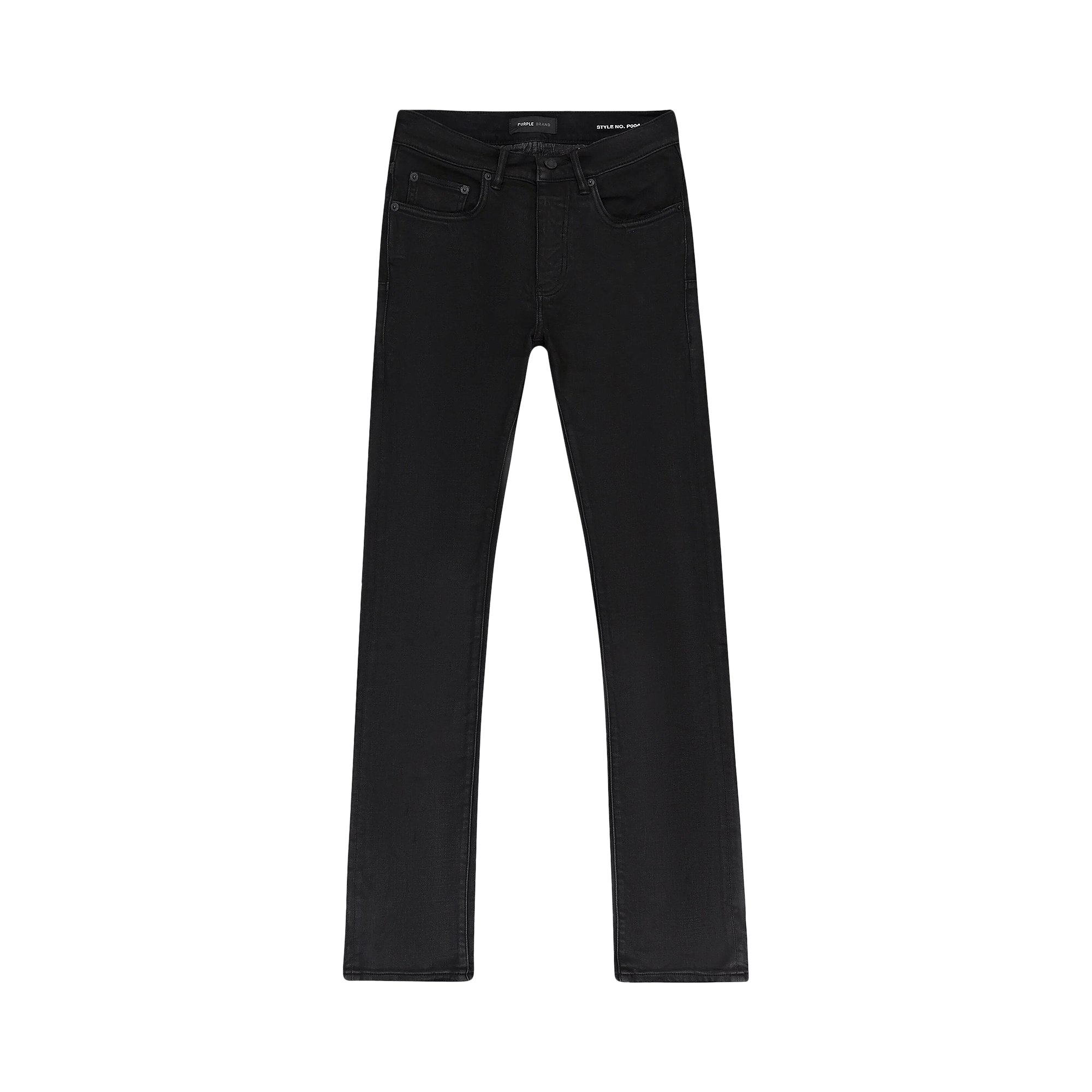 PURPLE BRAND Resin Flare Skinny Jeans 'Black'