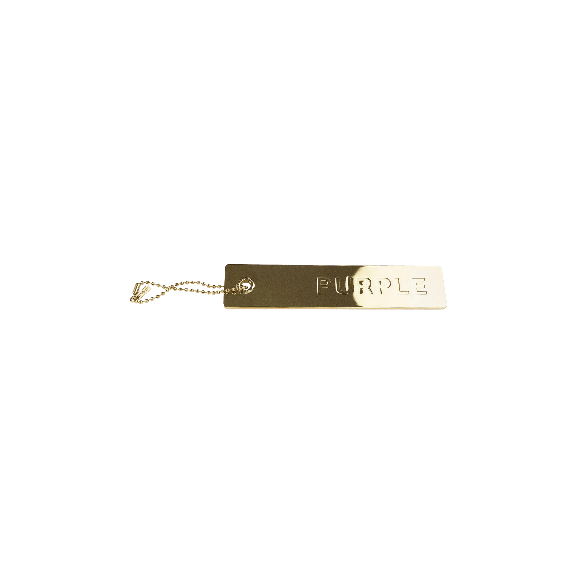PURPLE BRAND Metal Hang Tag 'Gold'