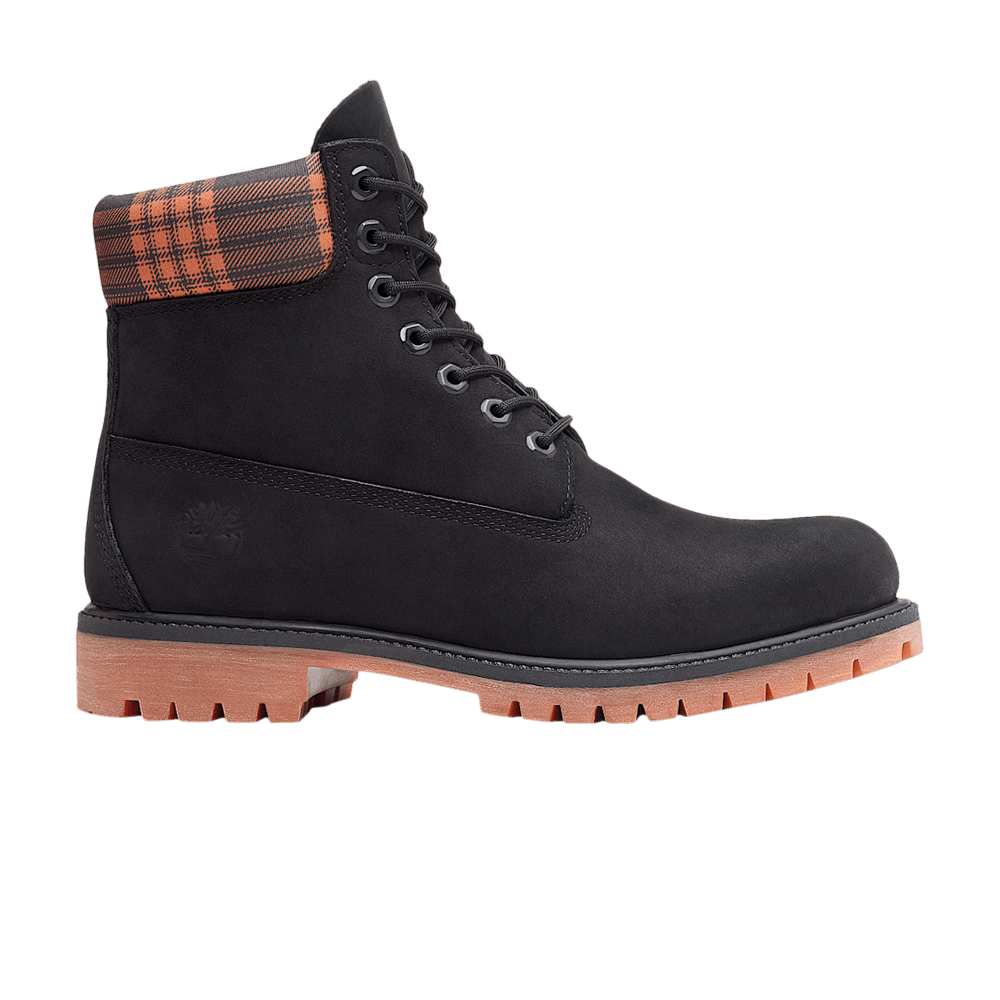 Timberland Heritage 6 Inch Waterproof Boot 'Plaid - Black Orange'