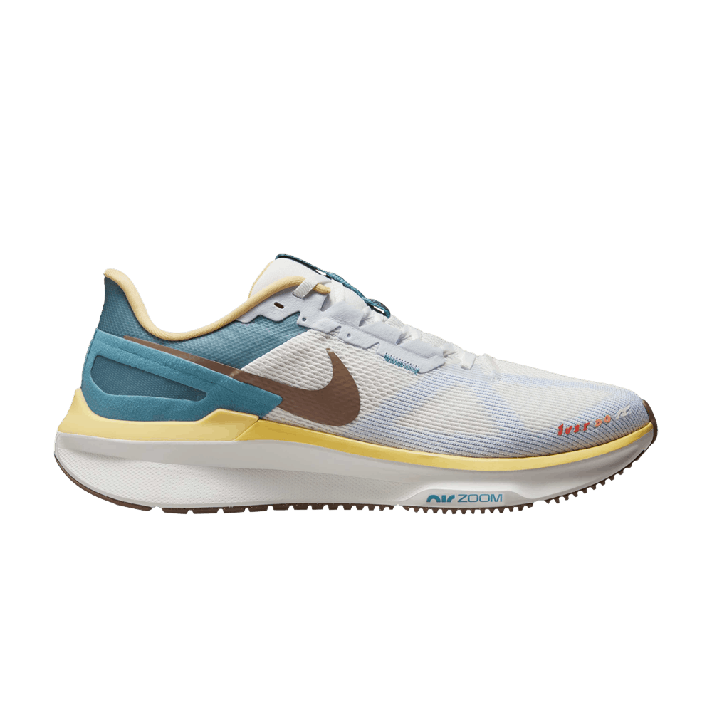 Buy Nike Wmns Air Zoom Structure 25 'Mink Brown Varsity Maize