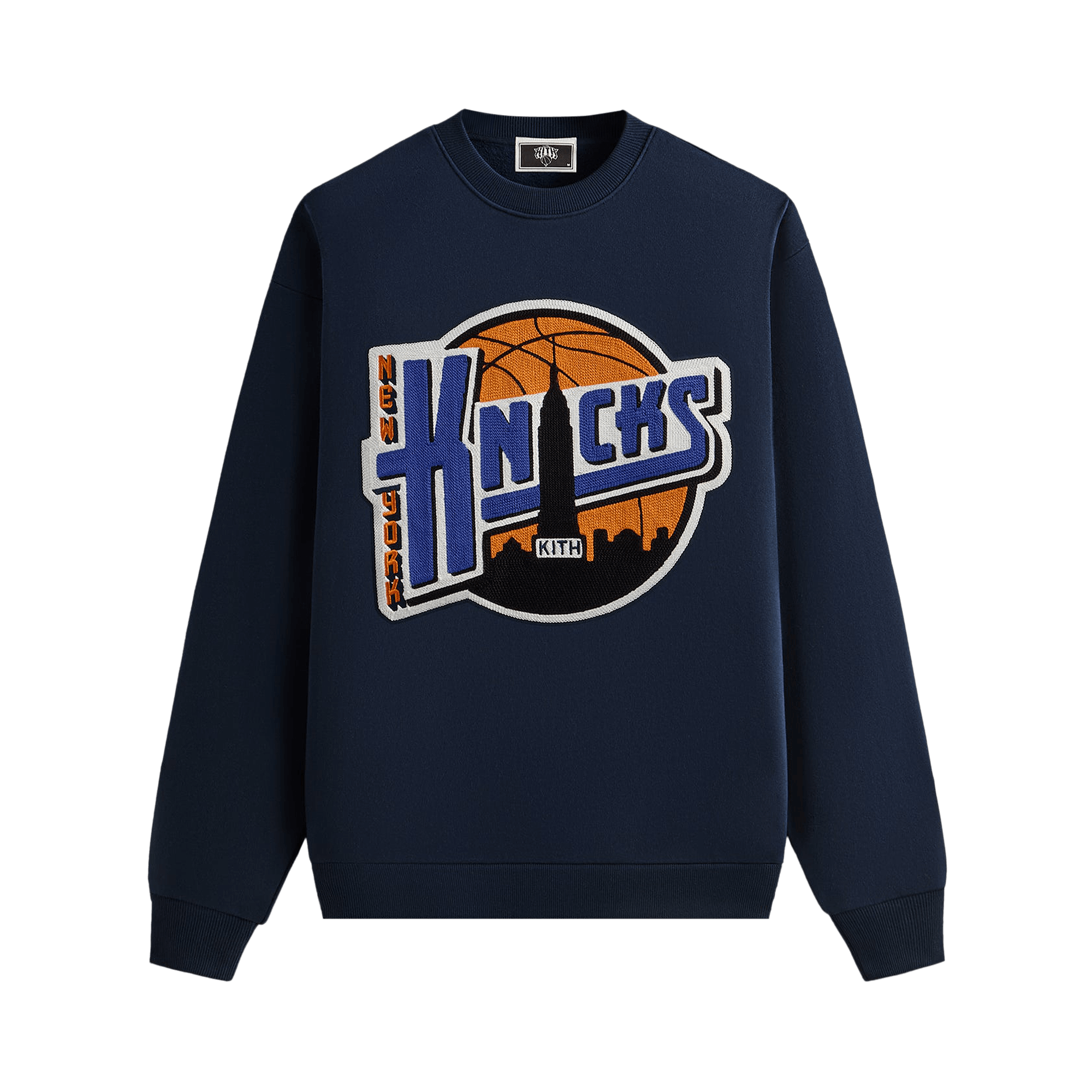 Kith For The New York Knicks City Vintage Nelson Crewneck 'Nocturnal'