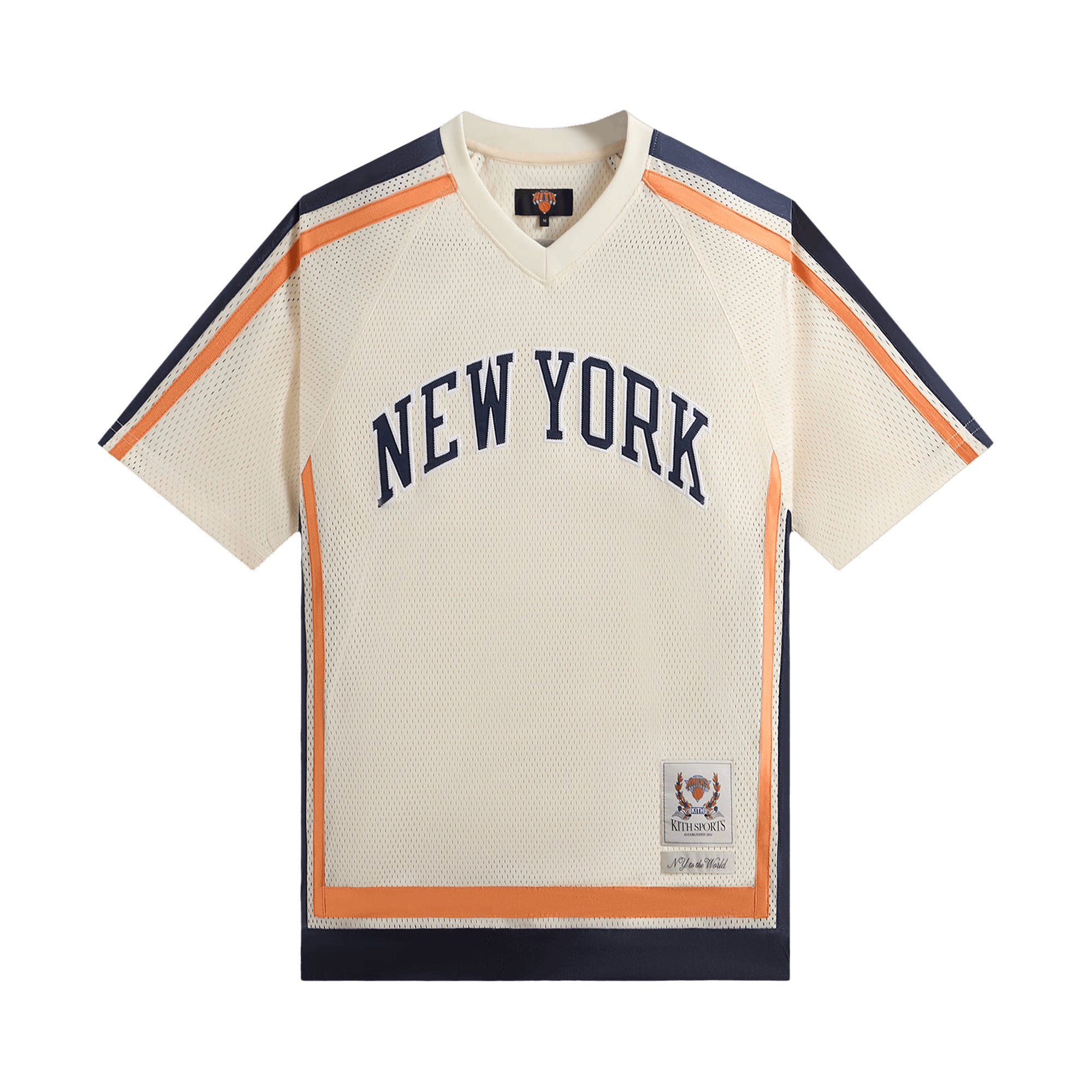 Kith For The New York Knicks Mesh Leon Top 'Sandrift'