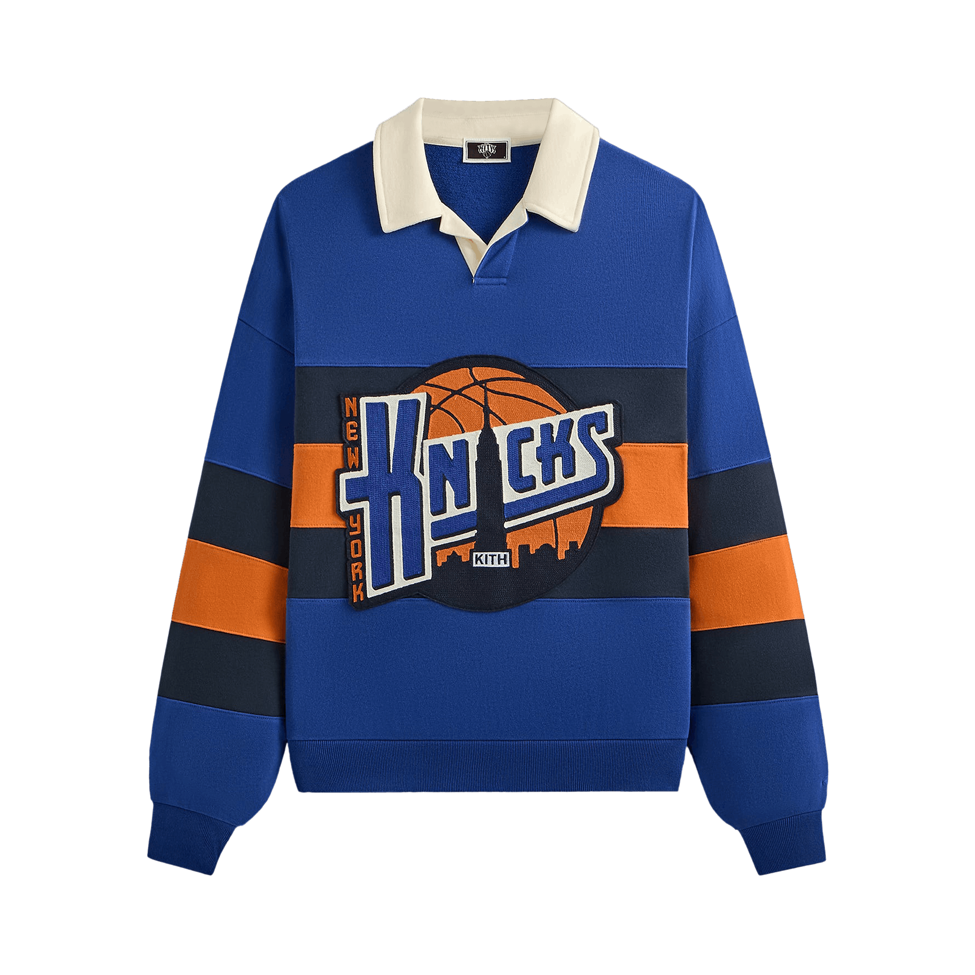 Kith For The New York Knicks Ball Nelson Collared Pullover 'Current'