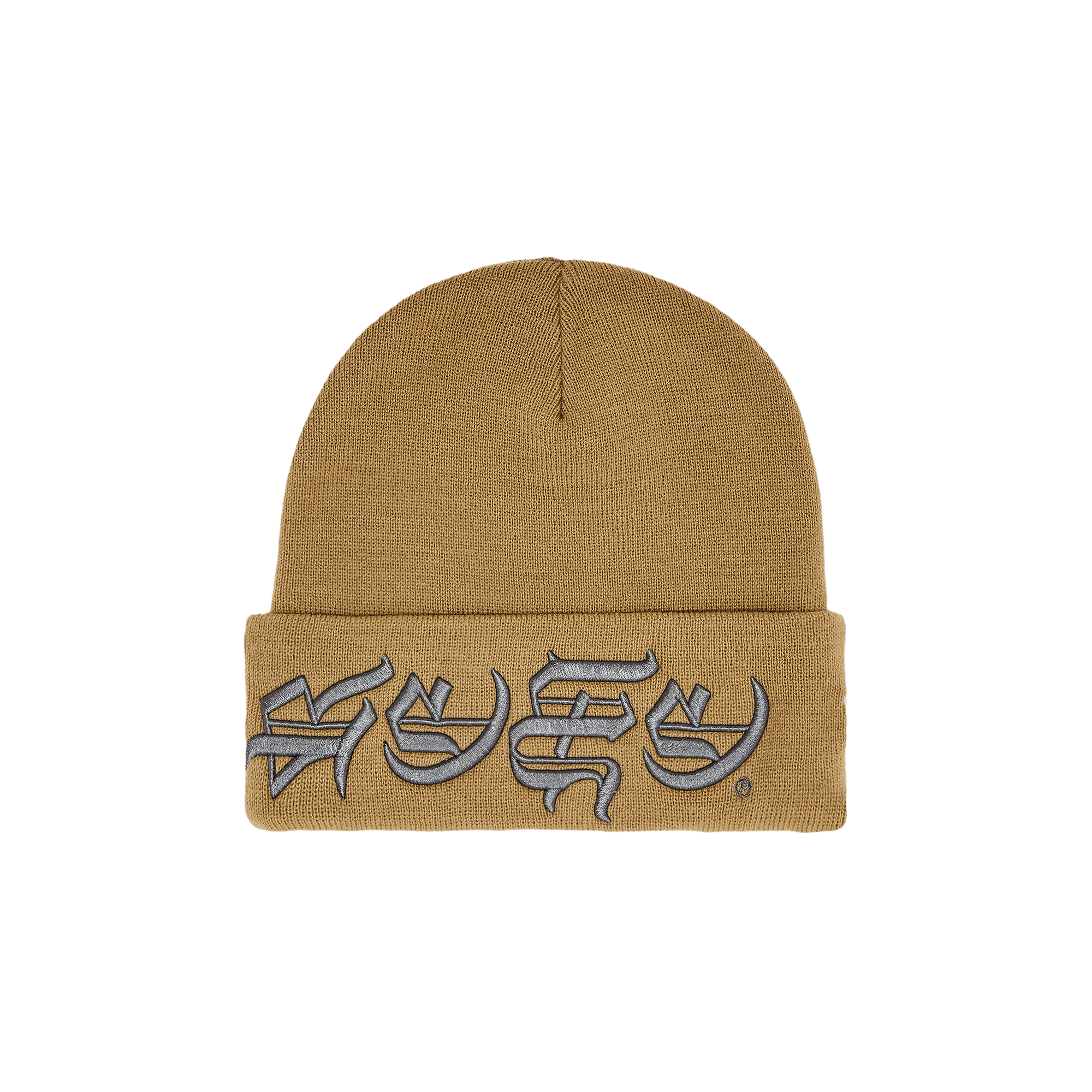 Supreme New Era Blackletter Beanie 'Tan'