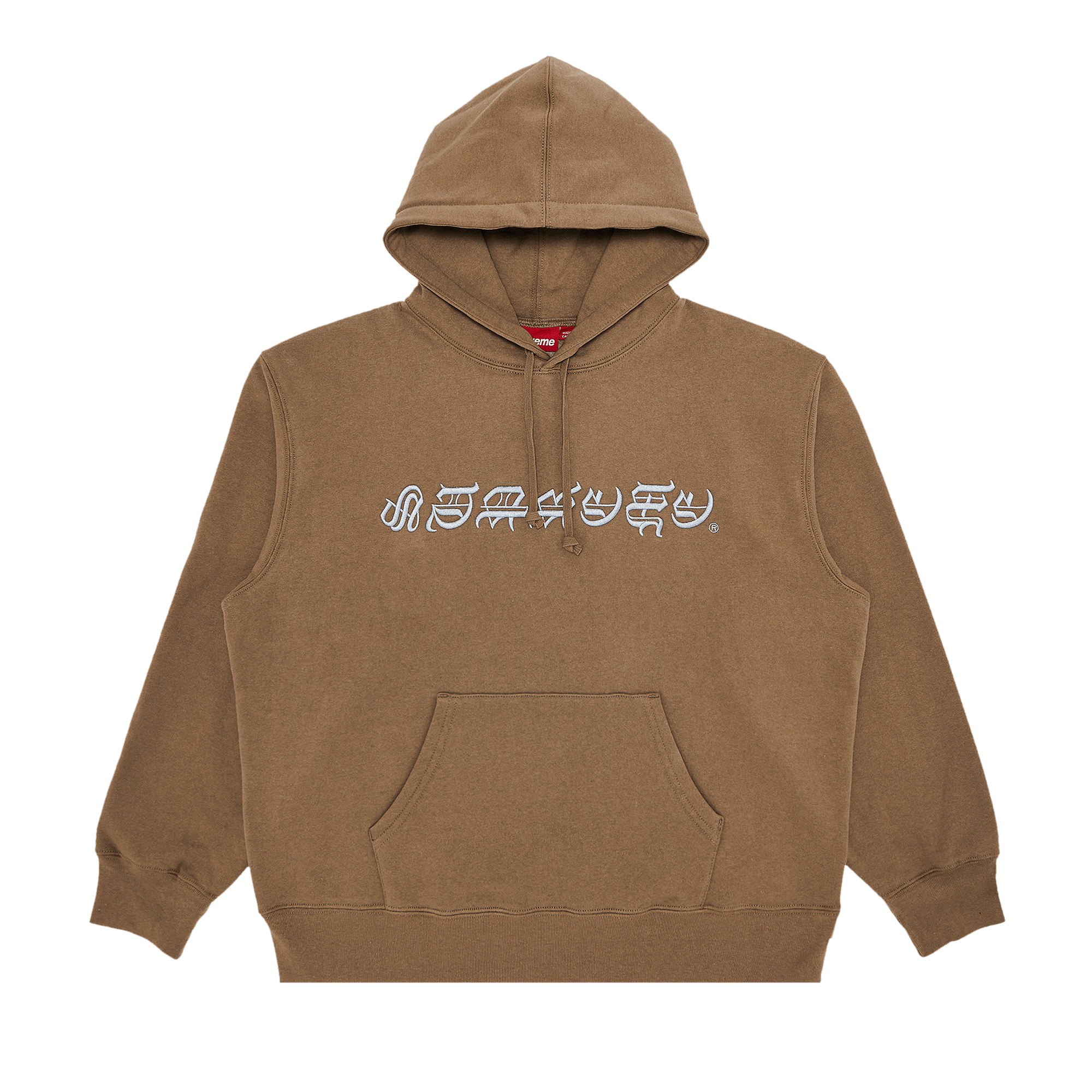 Supreme Blackletter Hooded Sweatshirt 'Dusty Brown'
