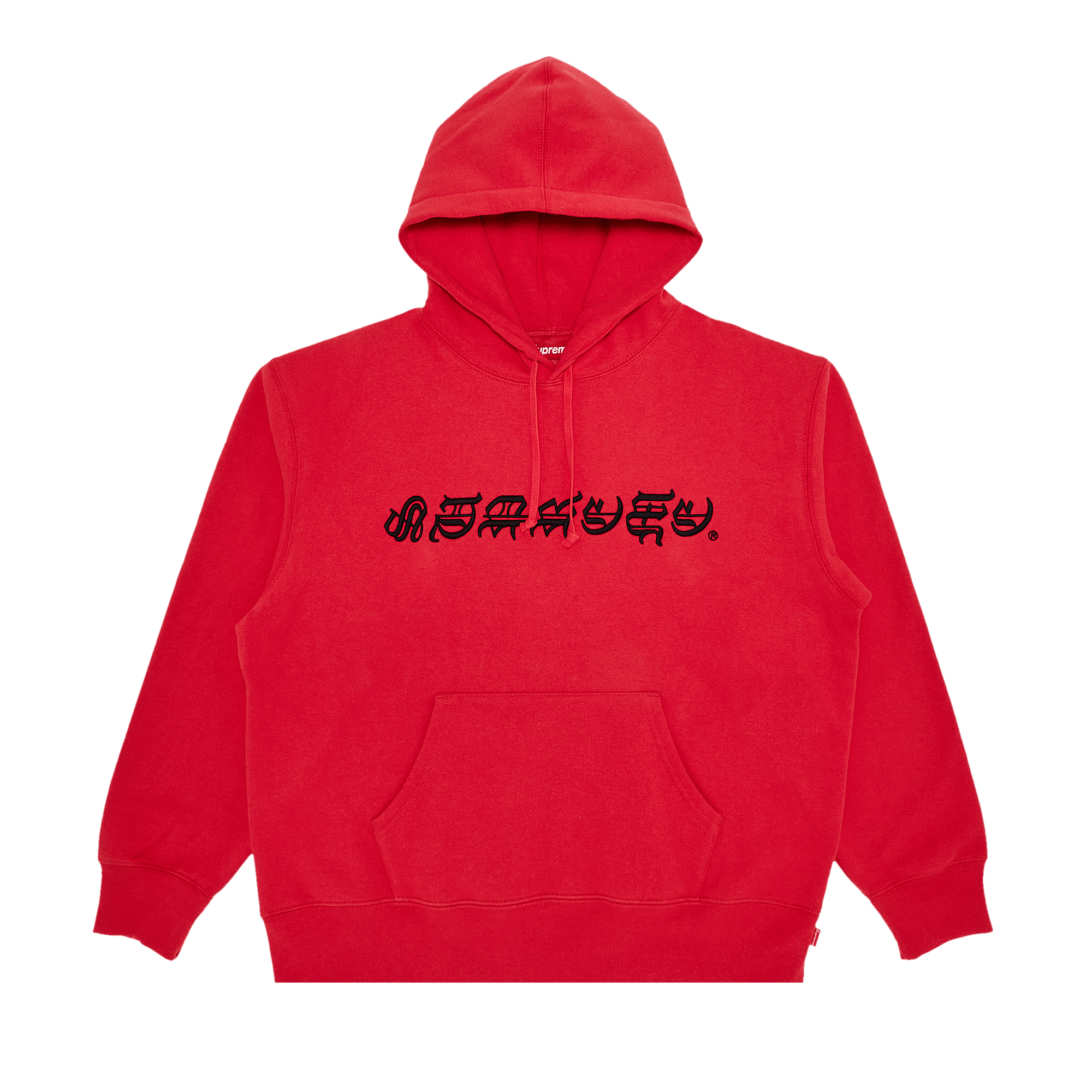 Supreme Blackletter Hooded Sweatshirt 'Watermelon'