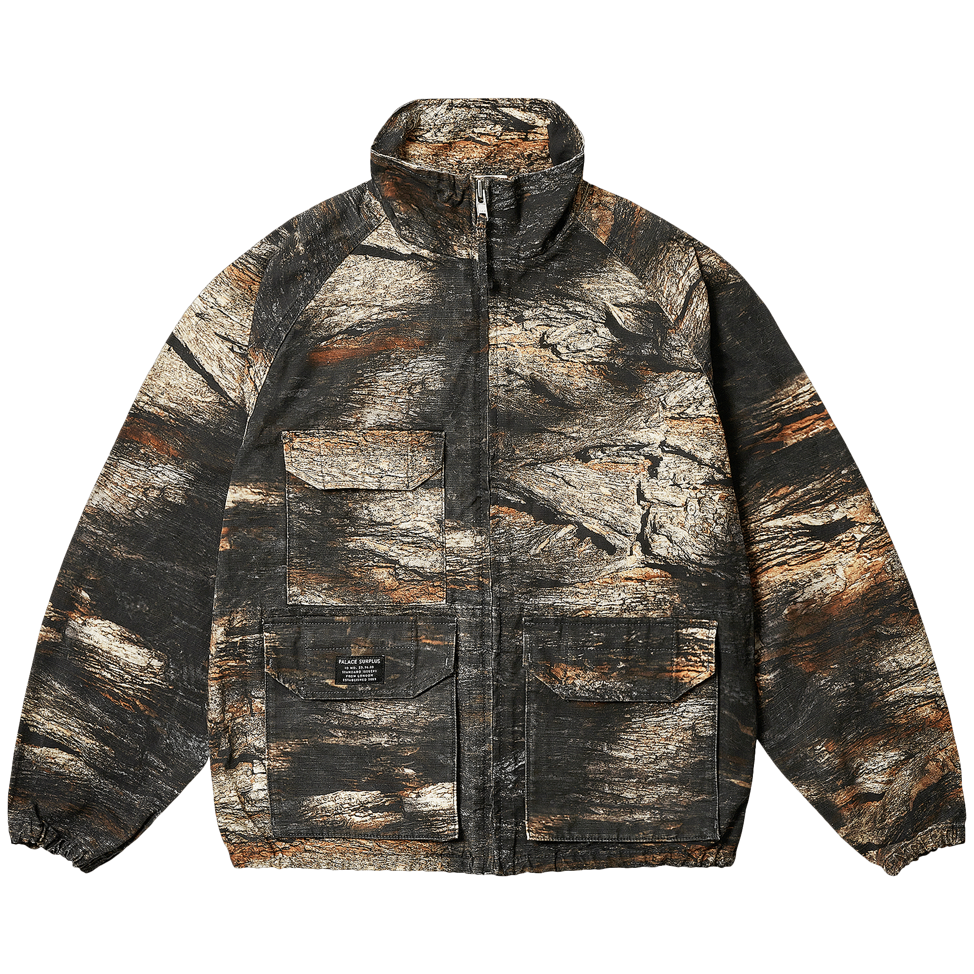 Palace RN Ripstop Jacket 'Bark DPM'