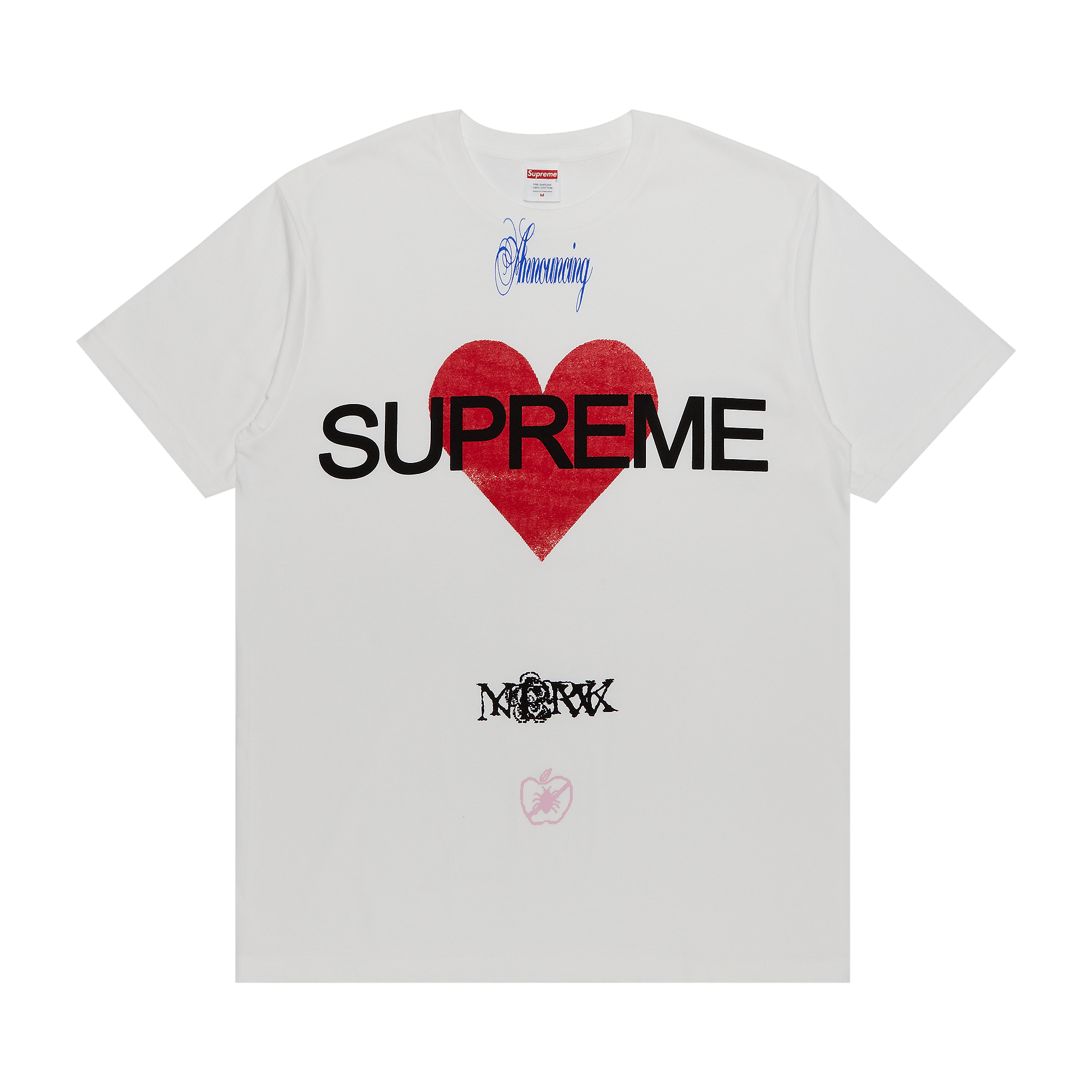 Supreme Announcing Tee 'White'