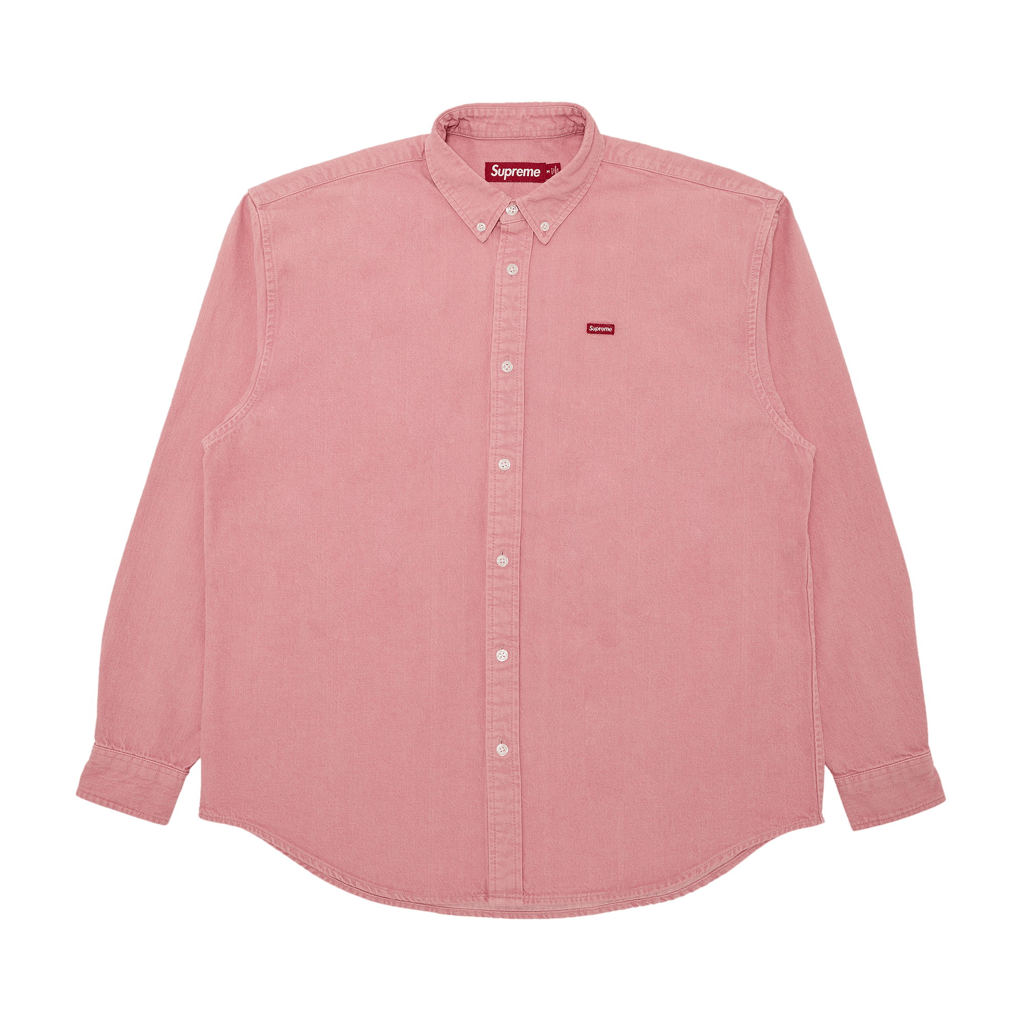 Supreme Small Box Denim Shirt 'Pink'