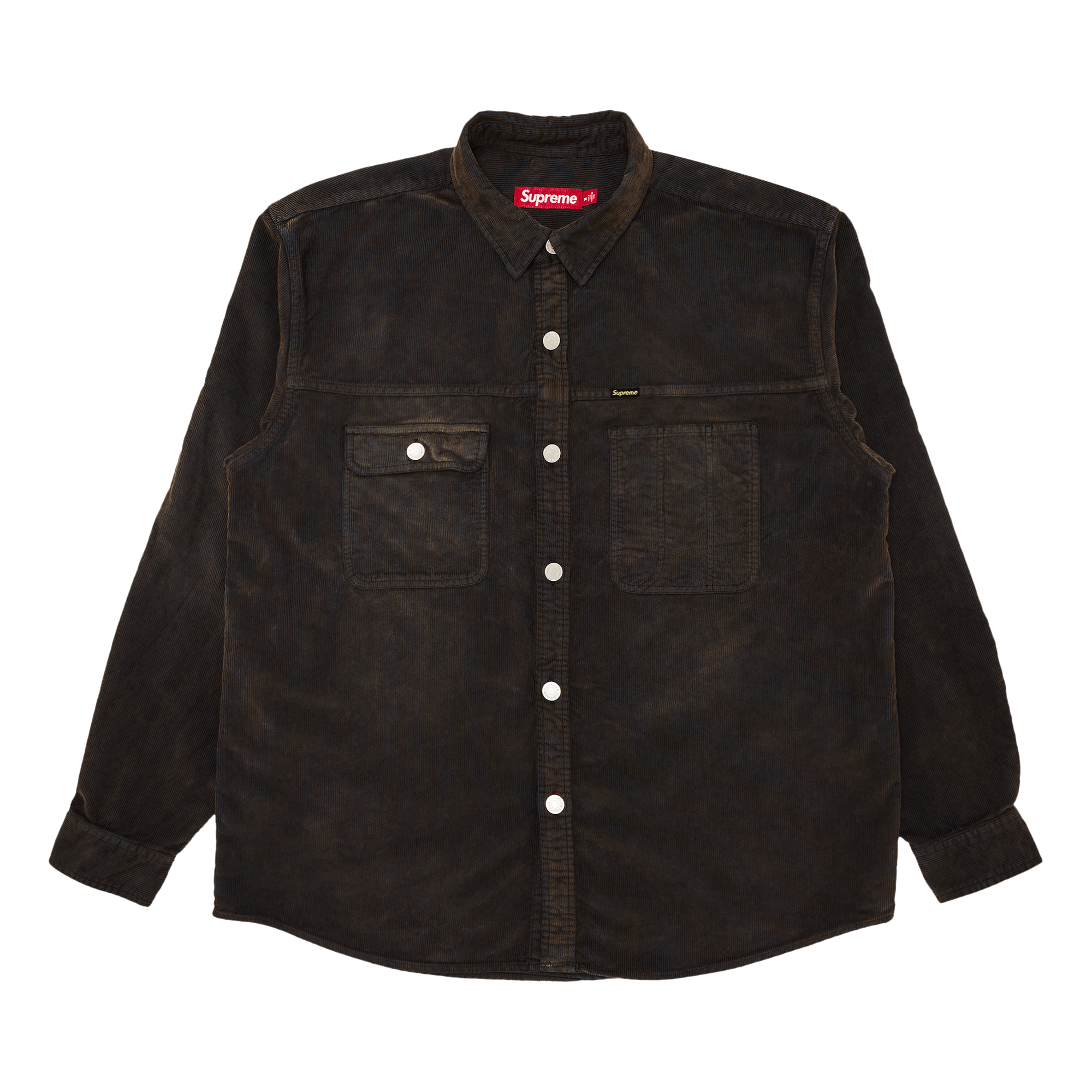 Supreme Washed Corduroy Shirt 'Brown'