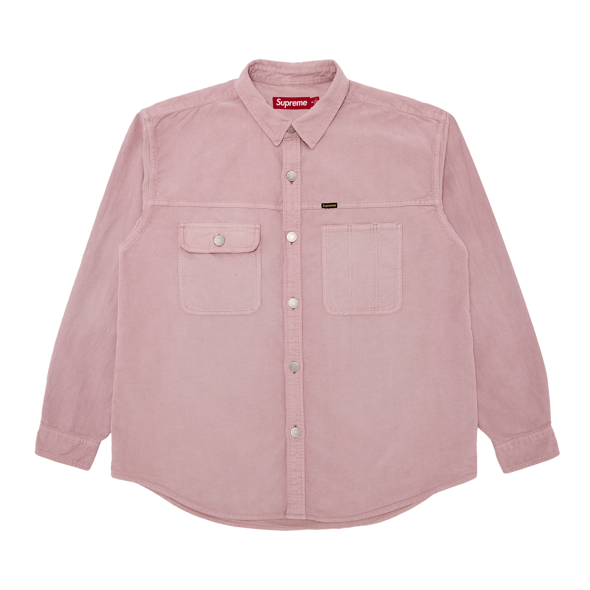Supreme Washed Corduroy Shirt 'Dusty Pink'