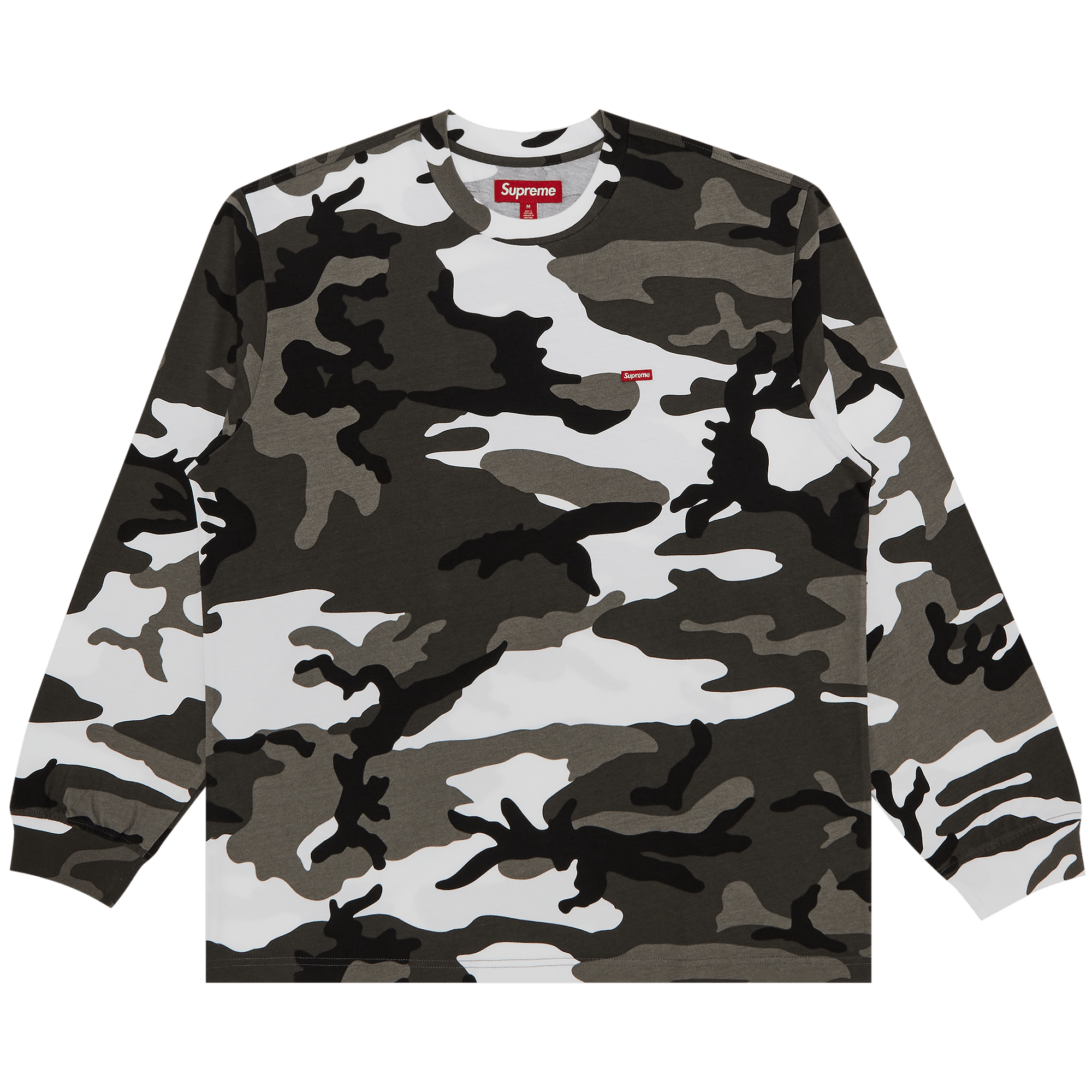 Supreme Small Box Long-Sleeve Tee 'Snow Camo'