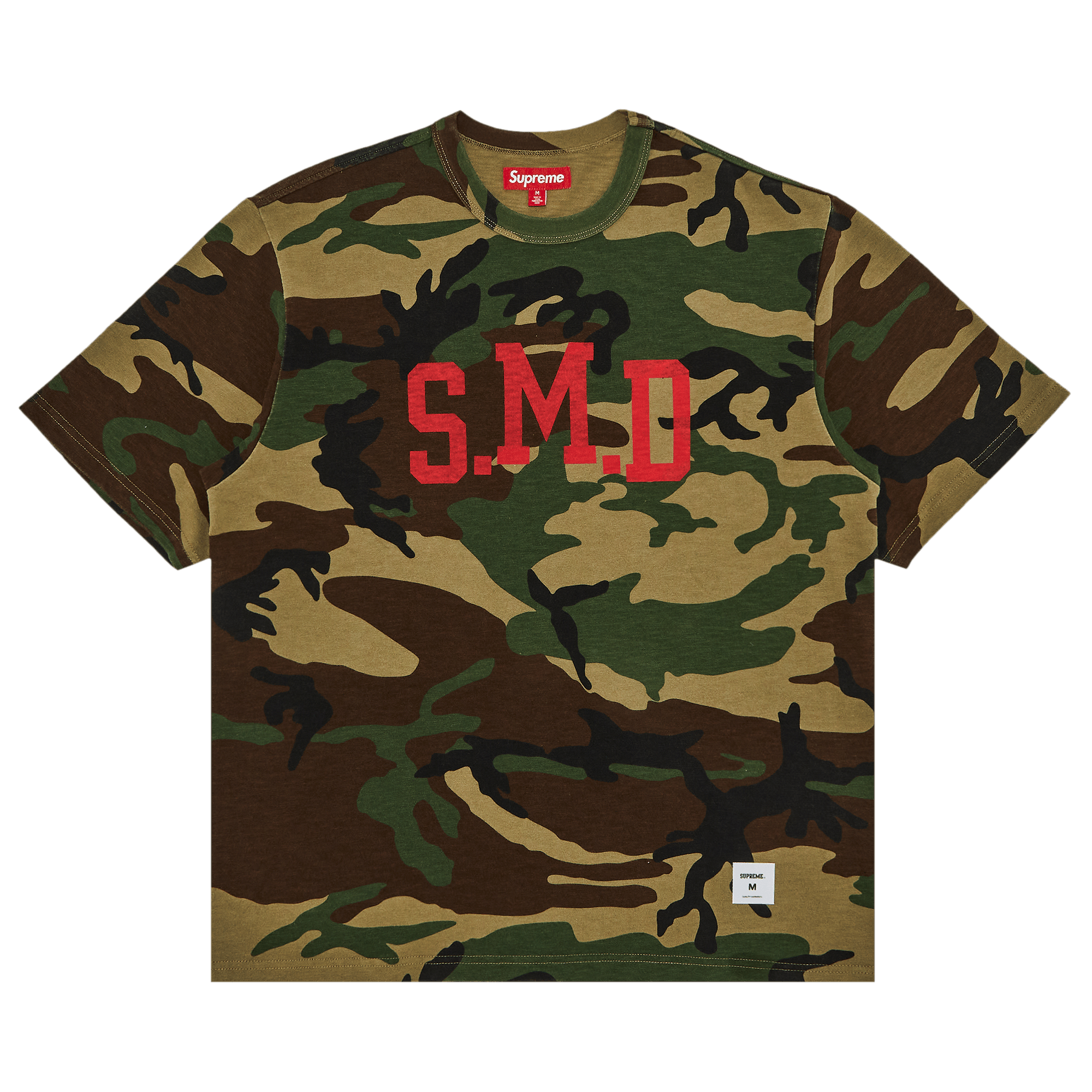 Supreme SMD Short-Sleeve Top 'Woodland Camo'