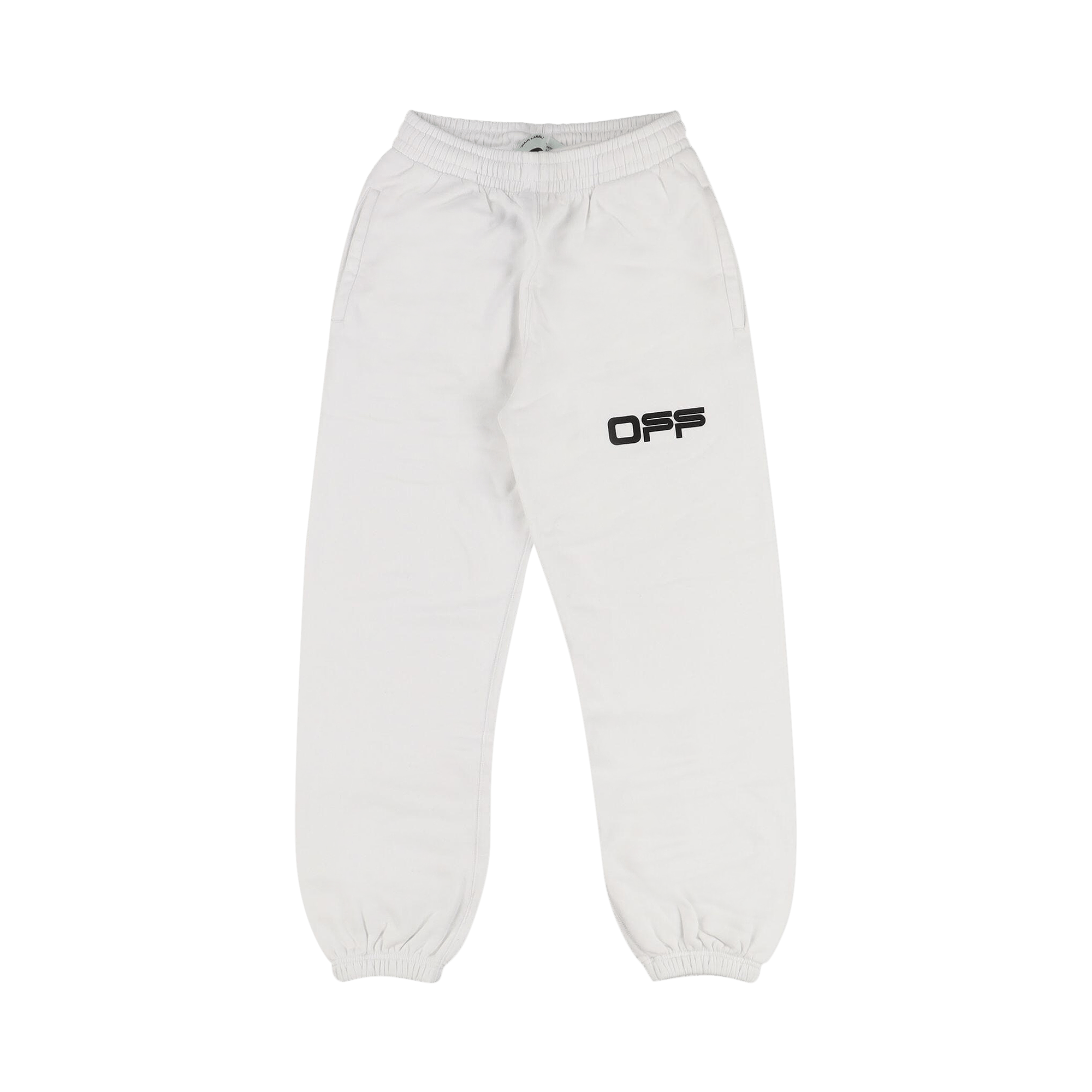 Off-White Airport Shorten Sweat Pants 'White'